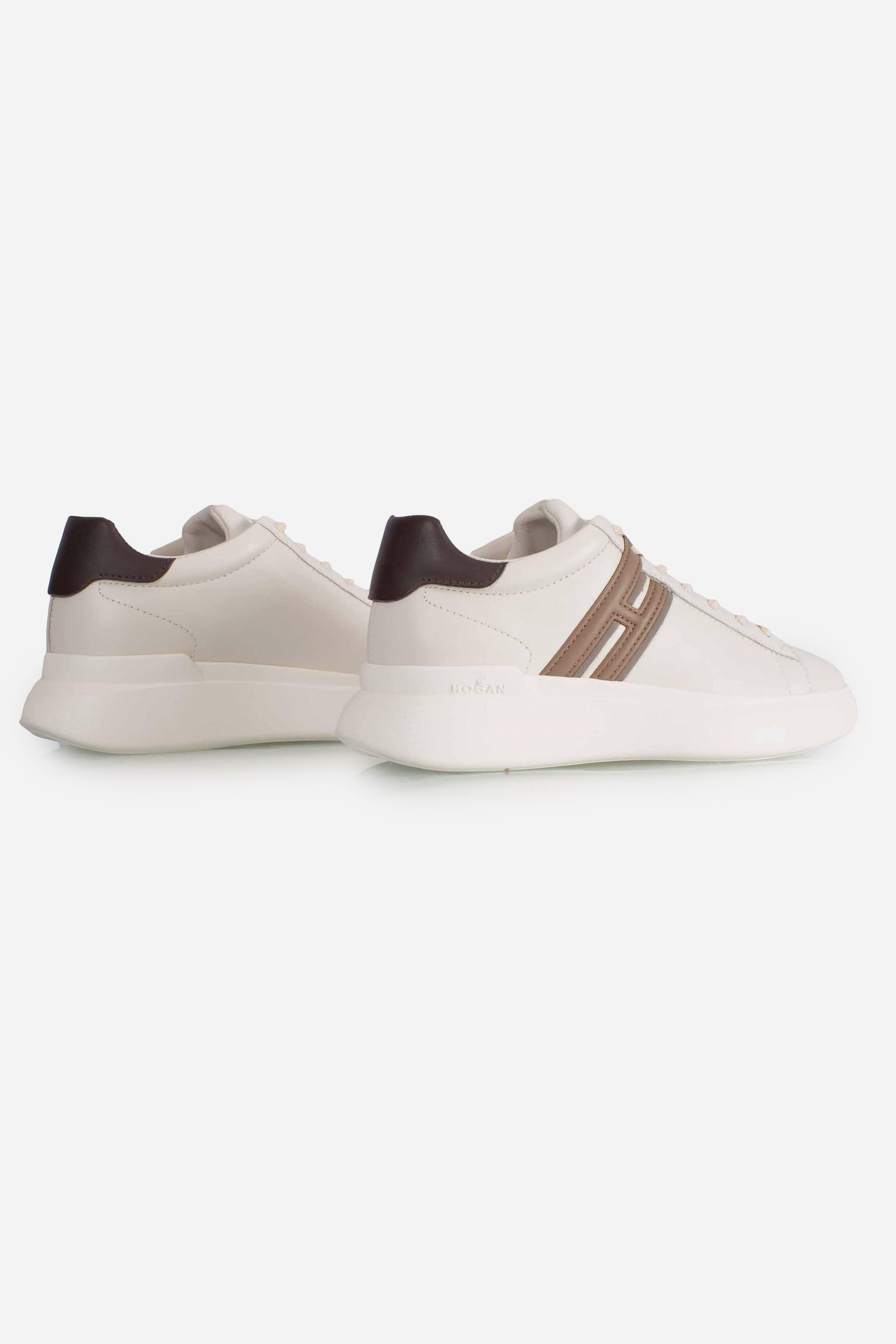 Sneakers Hogan H580 Avorio Marrone HXM5800DV42UAI0ZCM HOGAN