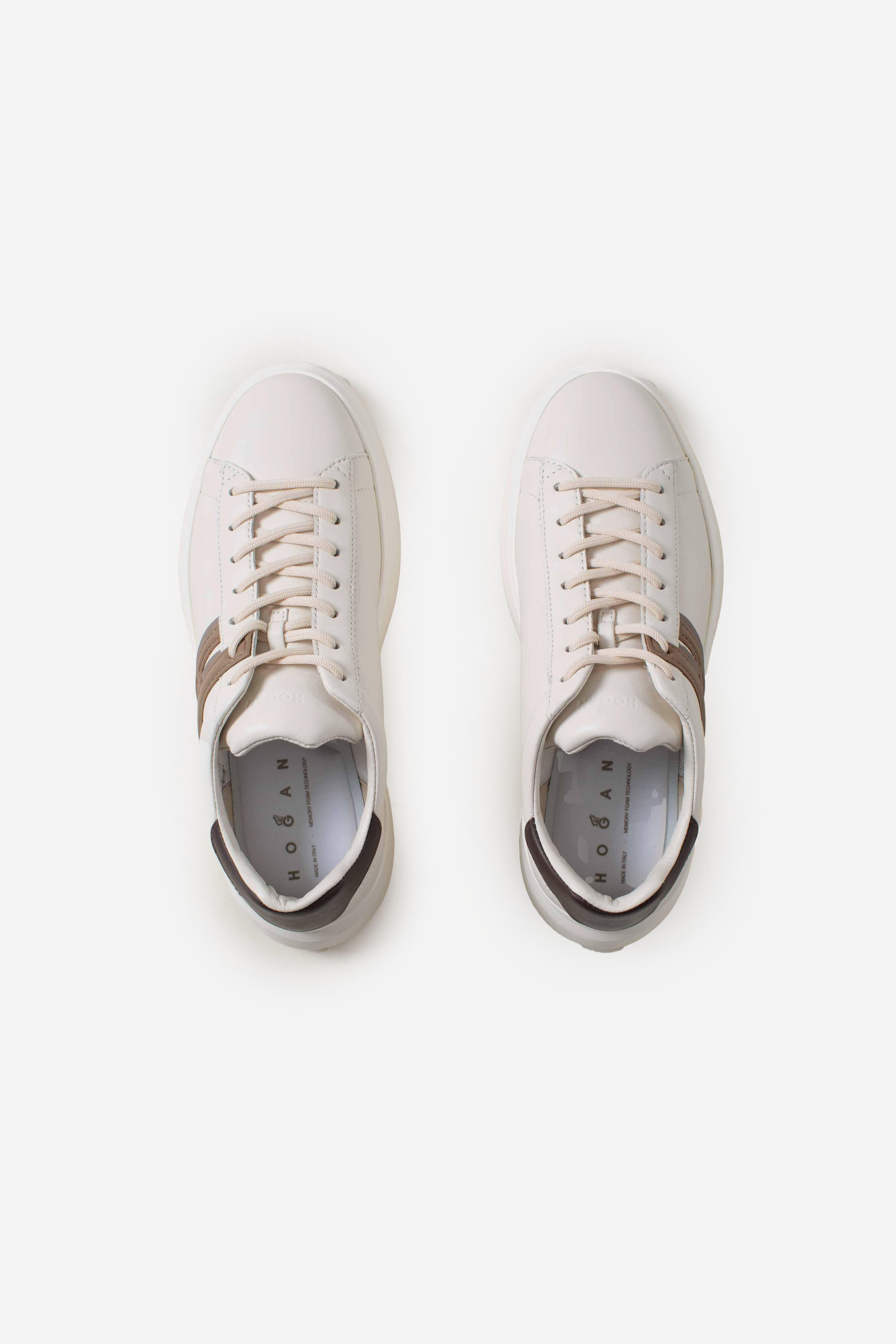 Sneakers Hogan H580 Avorio Marrone HXM5800DV42UAI0ZCM HOGAN