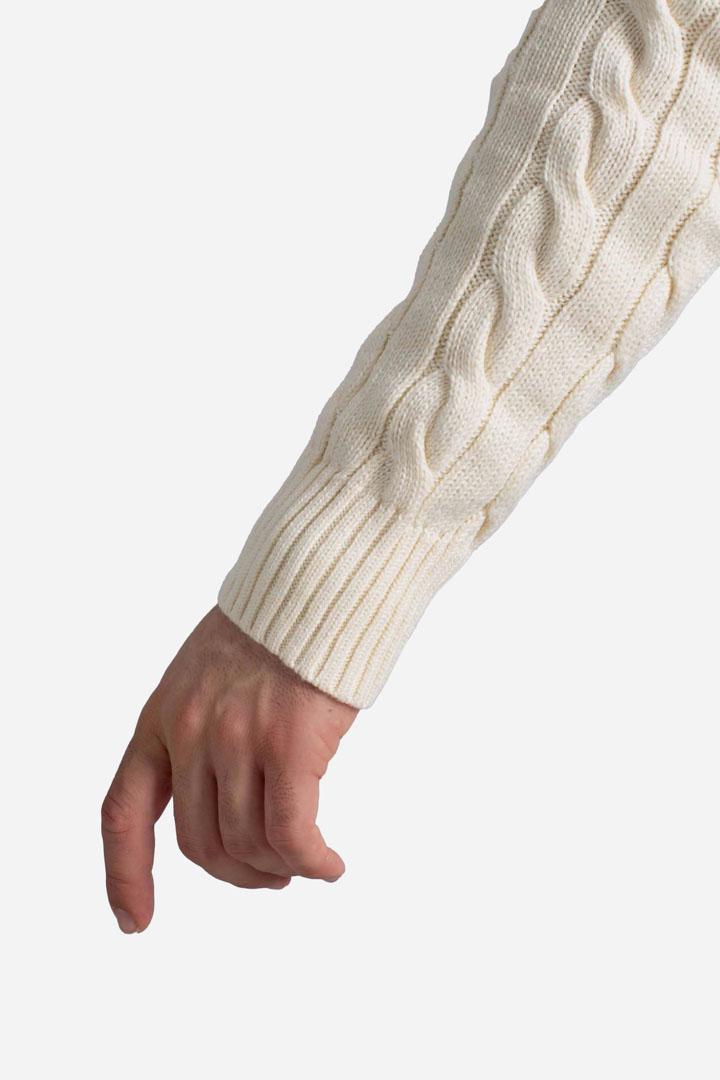 MAGLIONE IN COTONE A TRECCE cream 710775885024 POLO RALPH LAUREN