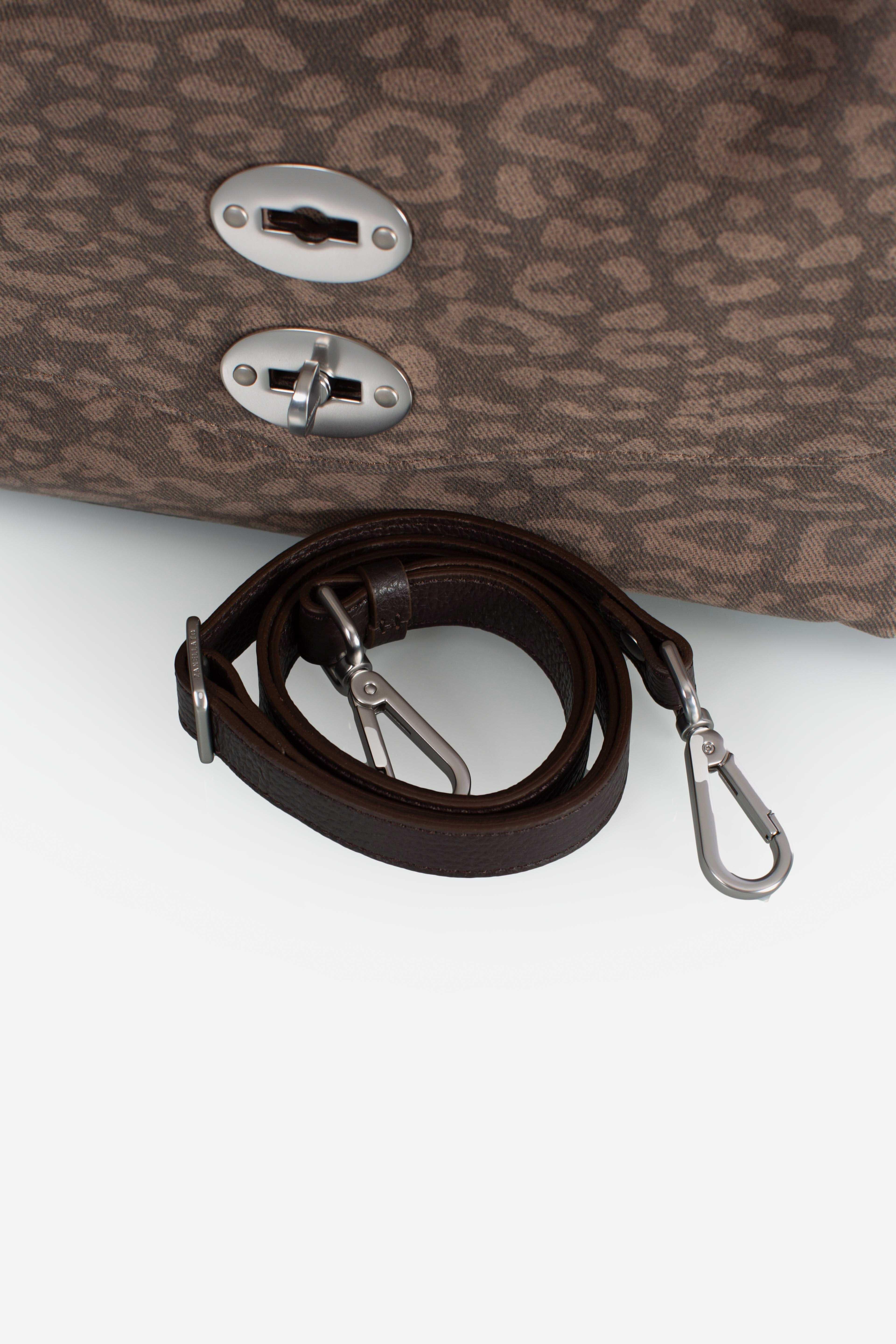 Borsa Postina S Heritage Leopard Marrone 0680102110000SZ0237 ZANELLATO