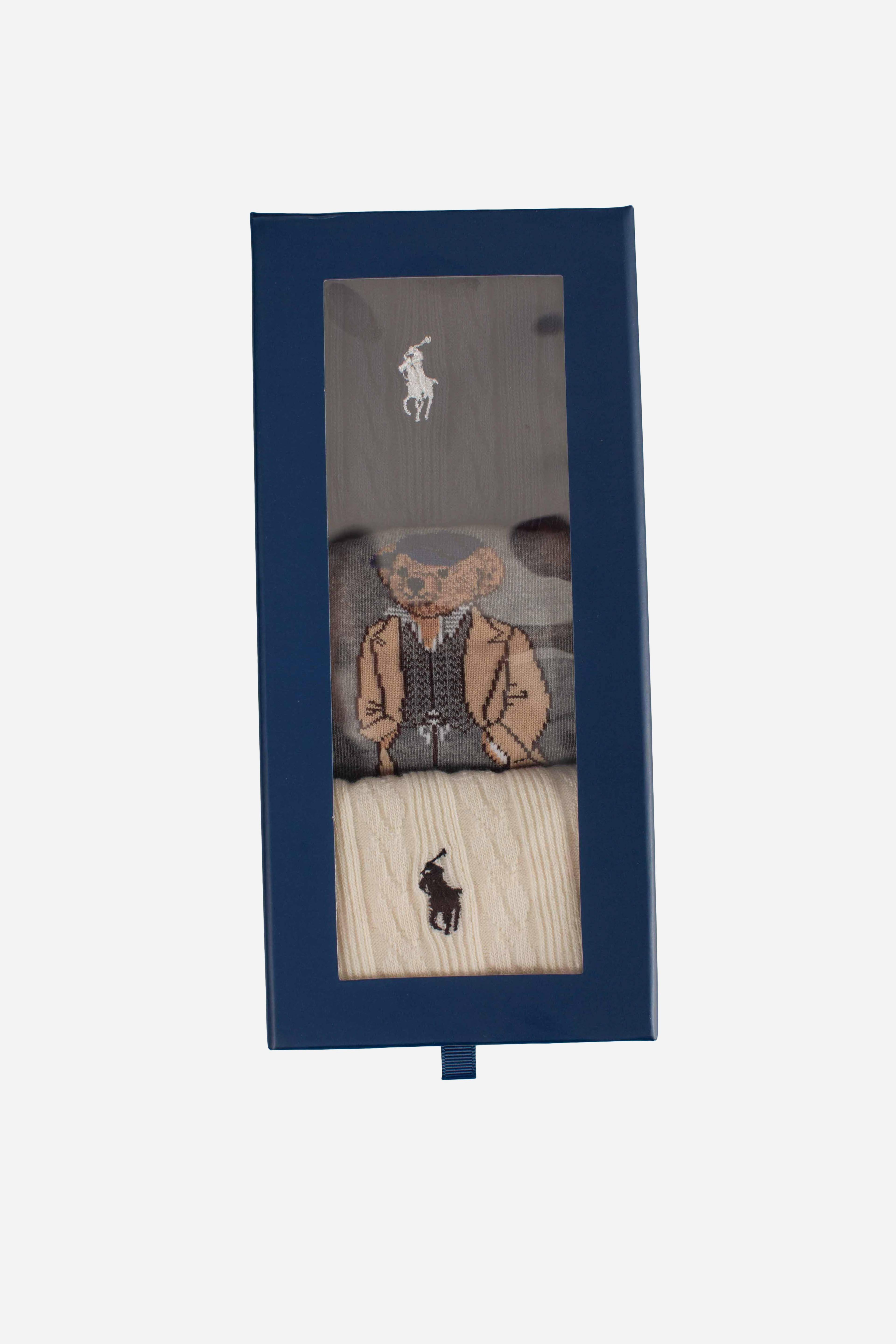 SET REGALO 3 CALZINI POLO BEAR CREW 455982948001 POLO RALPH LAUREN