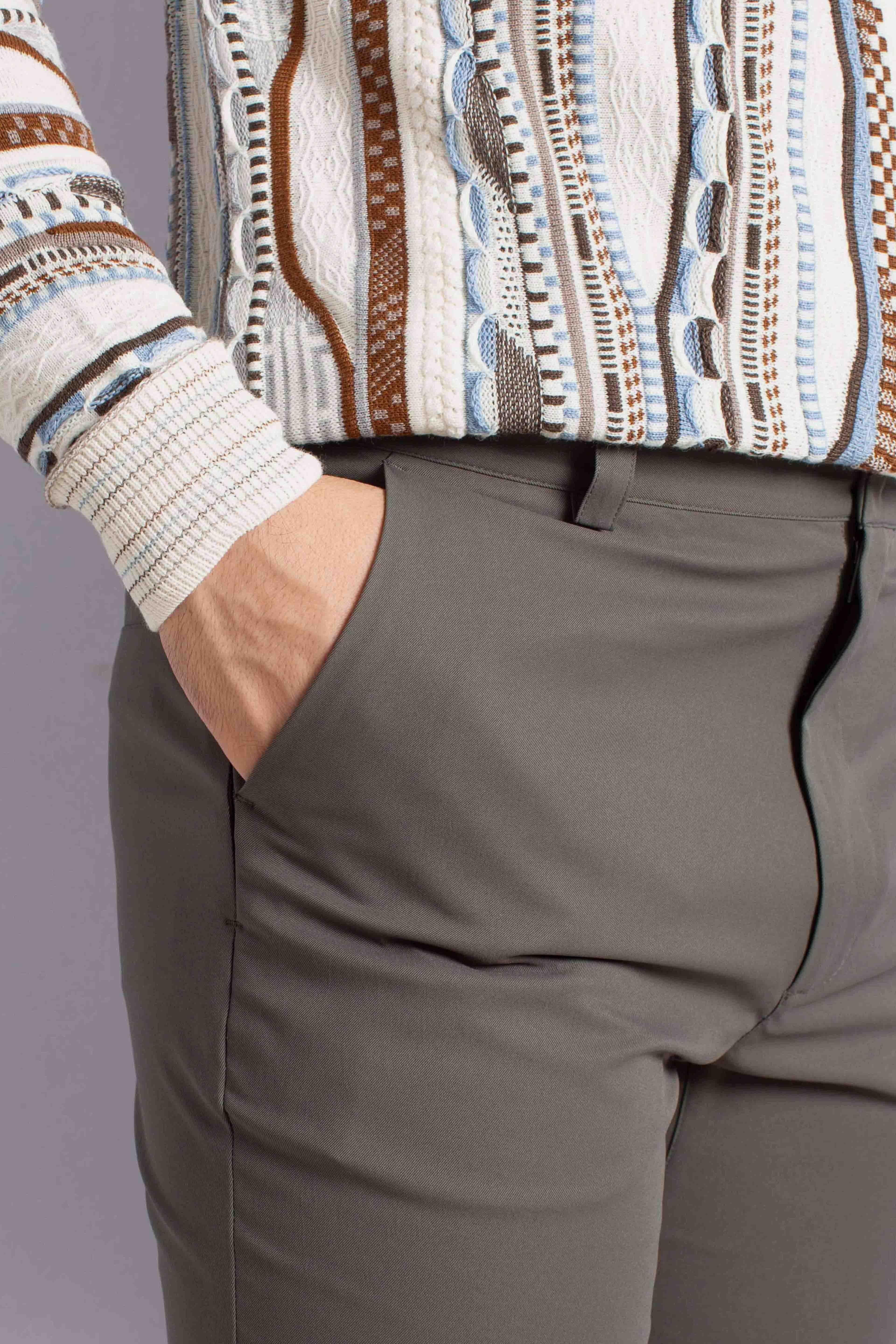 Pantalone Elia Twill Peach green blackish K3123LWWMR K-WAY