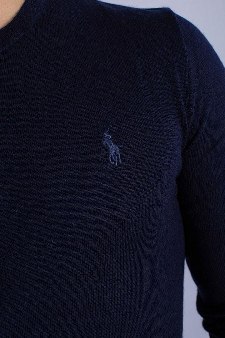 Maglia girocollo lana lavabile Slim-Fit blue 710946143001 POLO RALPH LAUREN