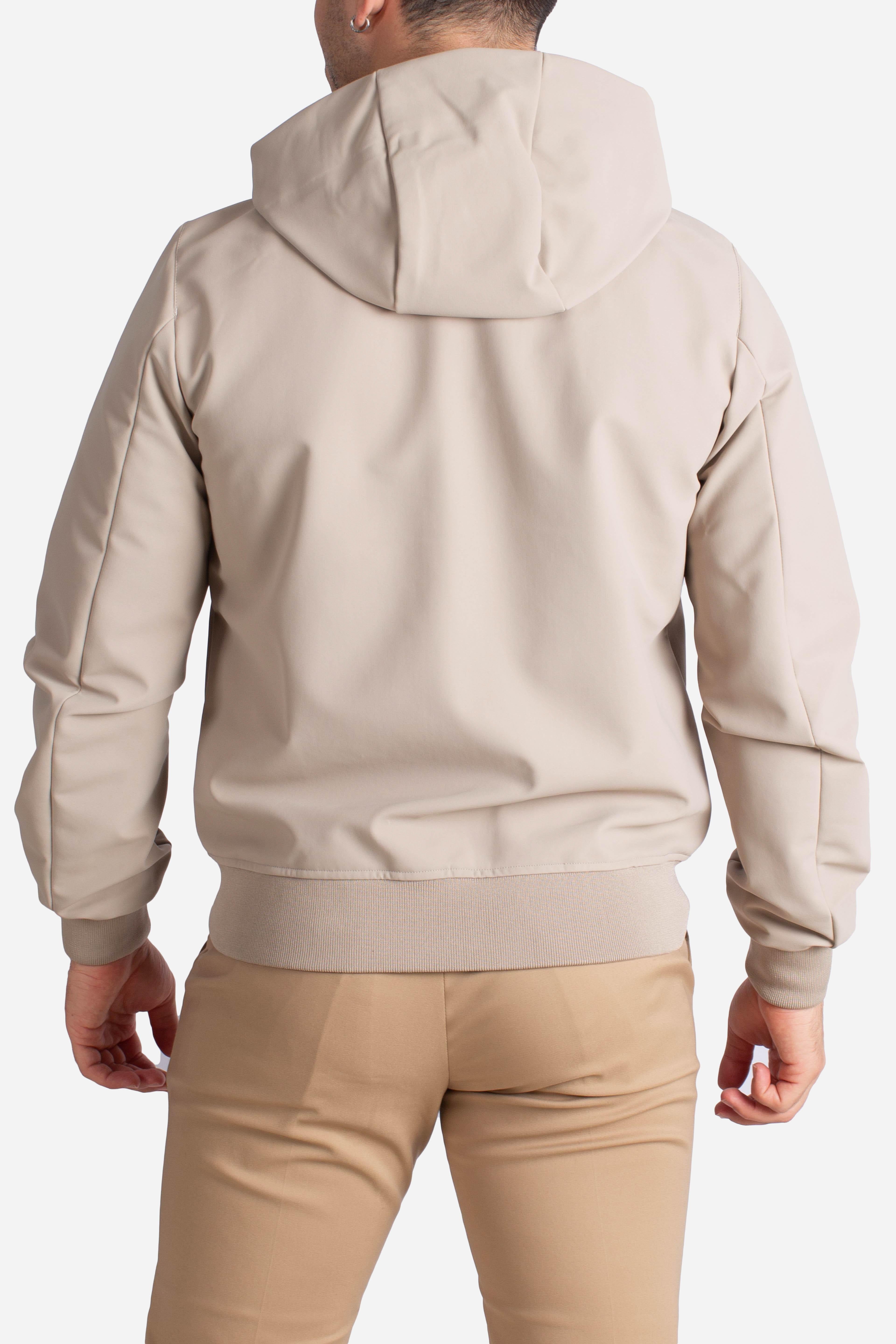 Giubbino Softshell beige con Cappuccio HE9440023BEIGE HESKIMO