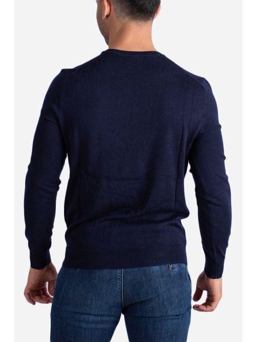 Maglia girocollo lana lavabile Slim-Fit blue 710946143001 POLO RALPH LAUREN