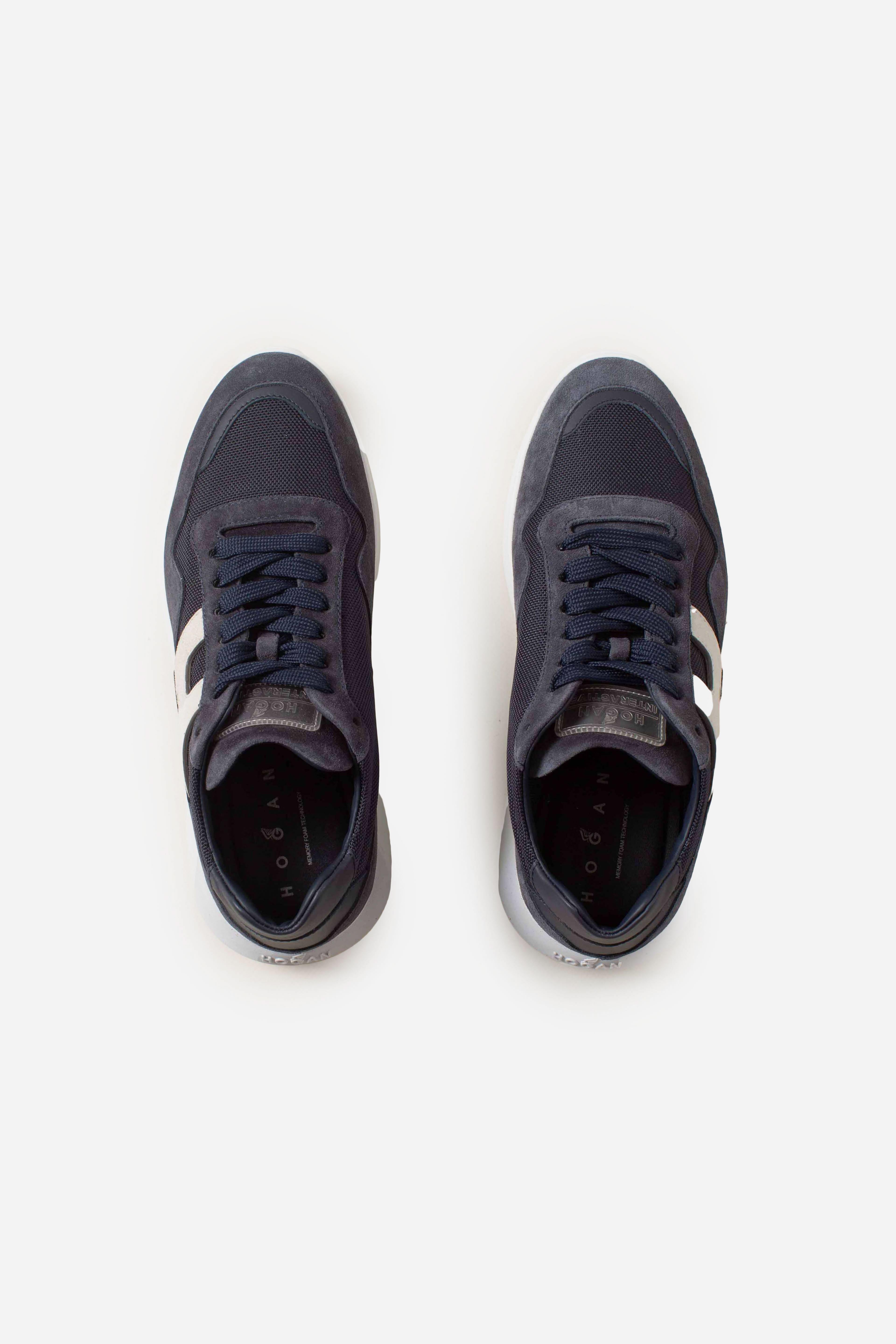 Sneakers Hogan Interactive³ Blu Argento HXM3710EG30UO72A22 HOGAN