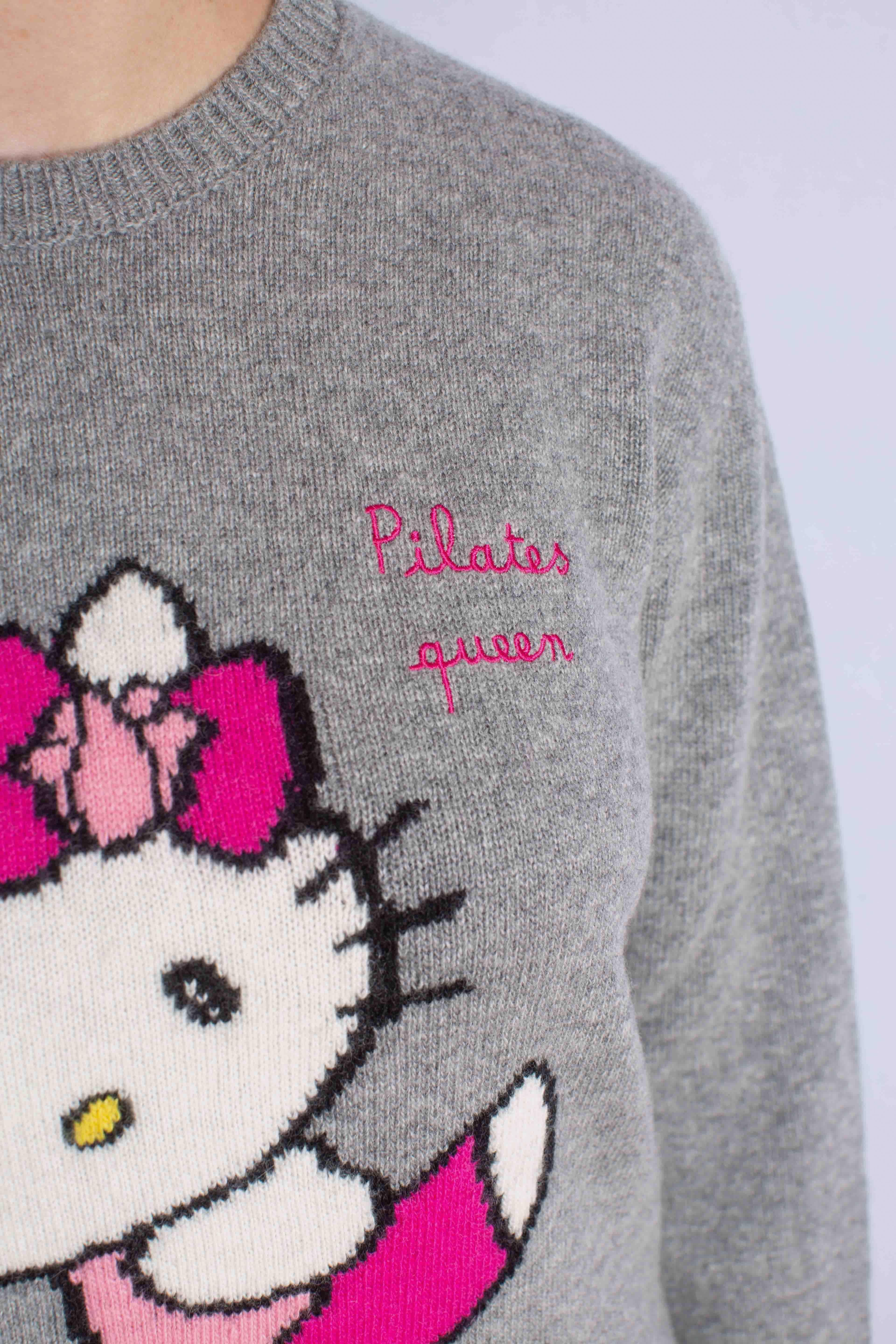 Maglia Donna Hello Kitty "Pilates Queen" QUE001000466I MC2 SAINT BARTH