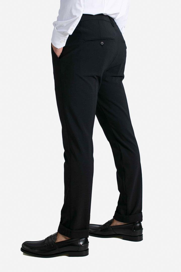 Pantalone Gaubert in lana nero UP235TS0009UXXX999 DONDUP