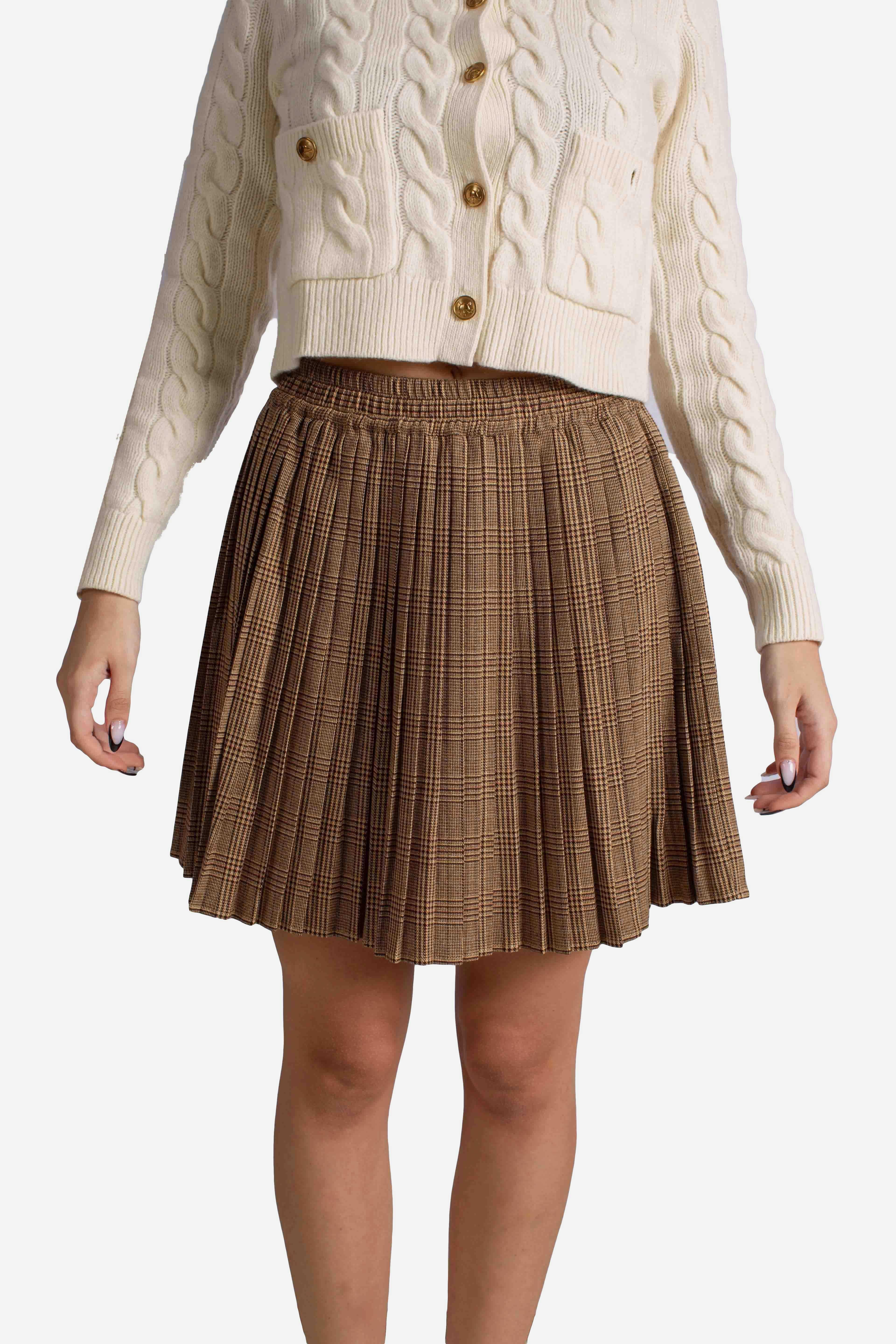 Gonna Donna Fantasia Principe di Galles Marrone TTA000100237 MC2 SAINT BARTH