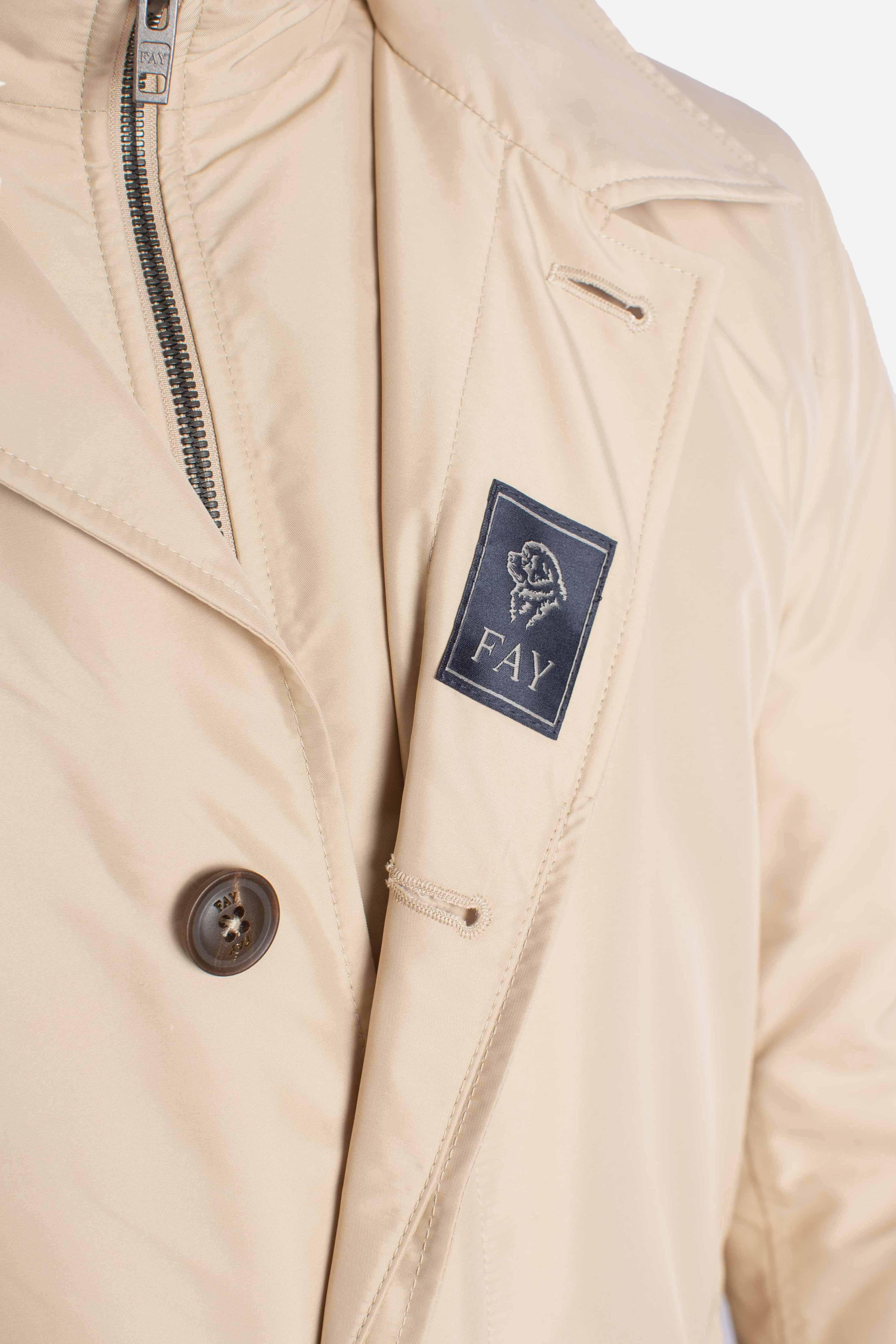 Impermeabile Morning Coat in Popeline Tecnico beige NAM62510160AXXC003 FAY