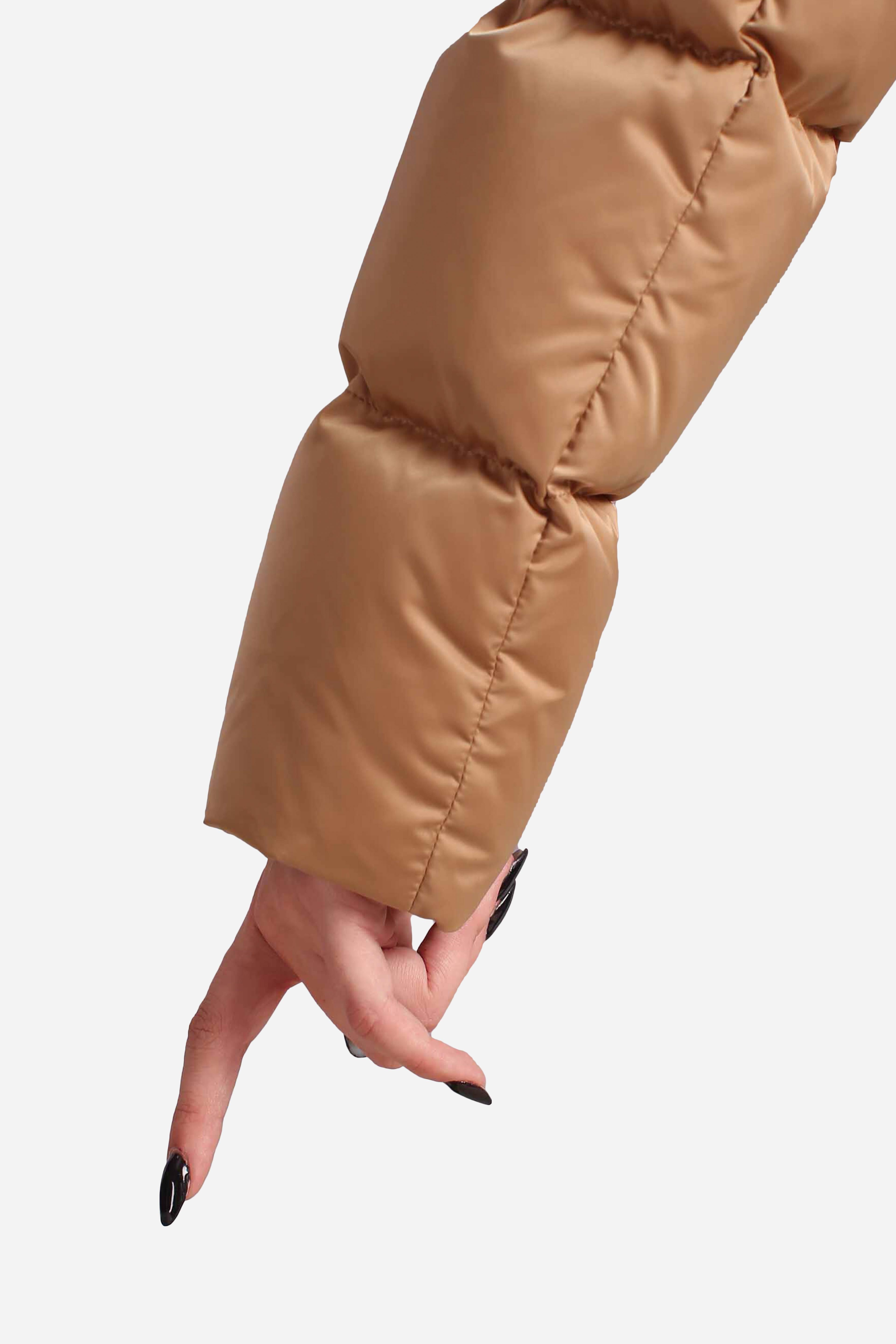 CAPPA IN SATIN CAMMELLO PI001936D12170Z2157 HERNO