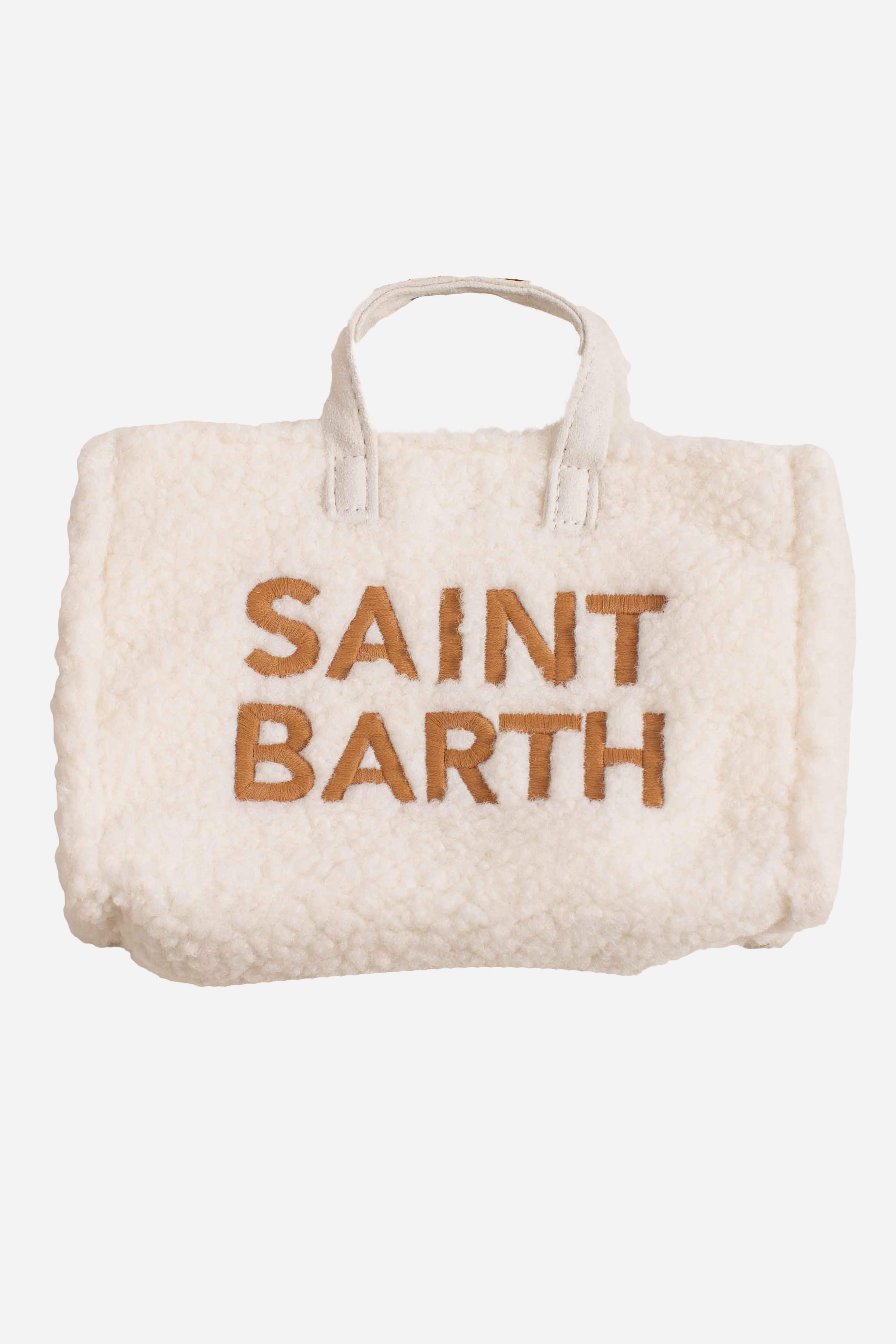 Phone Bag in ecopelliccia panna PHONE00401493I MC2 SAINT BARTH