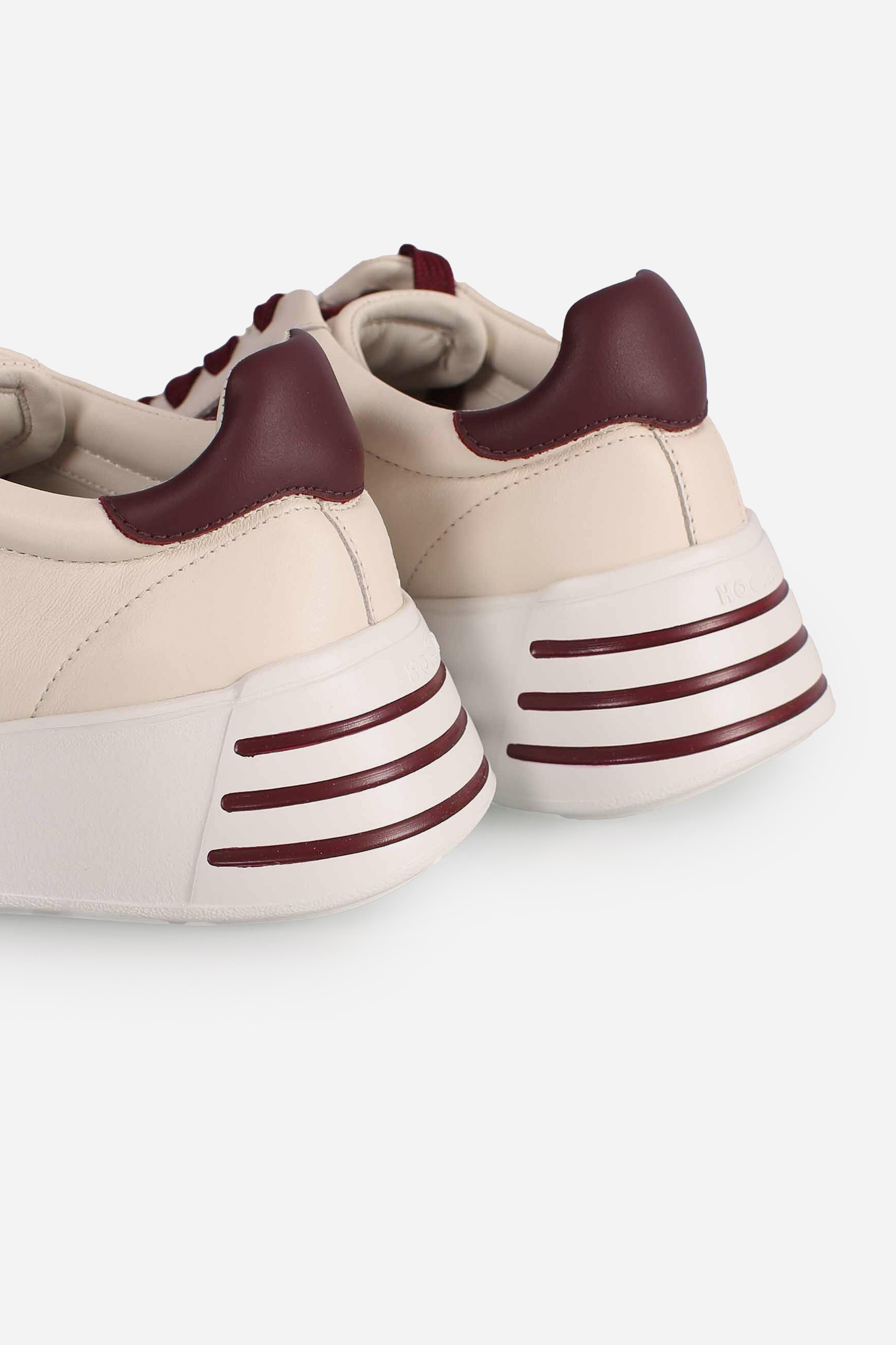 Sneakers Rebel Avorio Bordeaux HXW5640DN61UAI479F HOGAN
