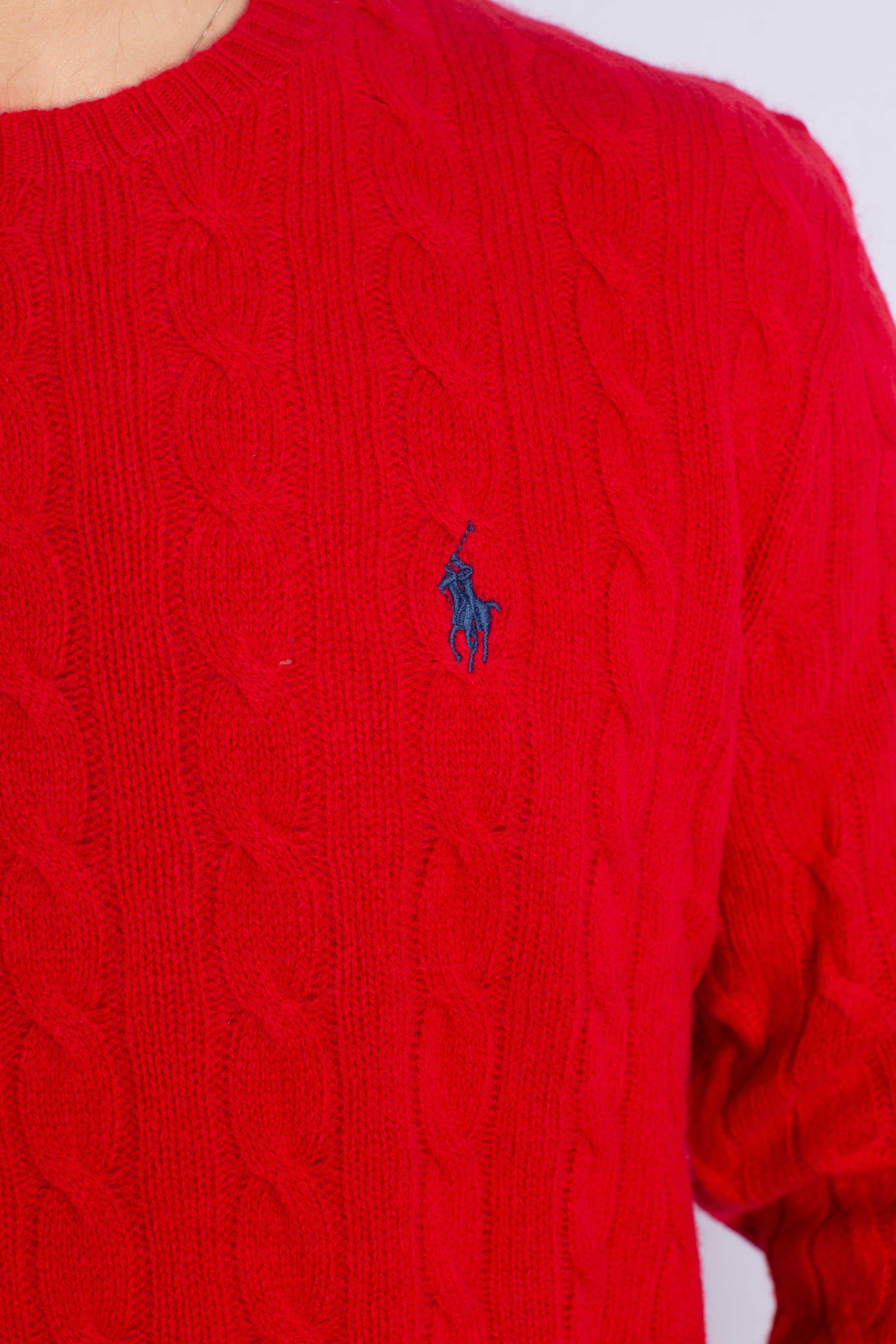 Maglia in lana e cashmere red 710876762006 POLO RALPH LAUREN