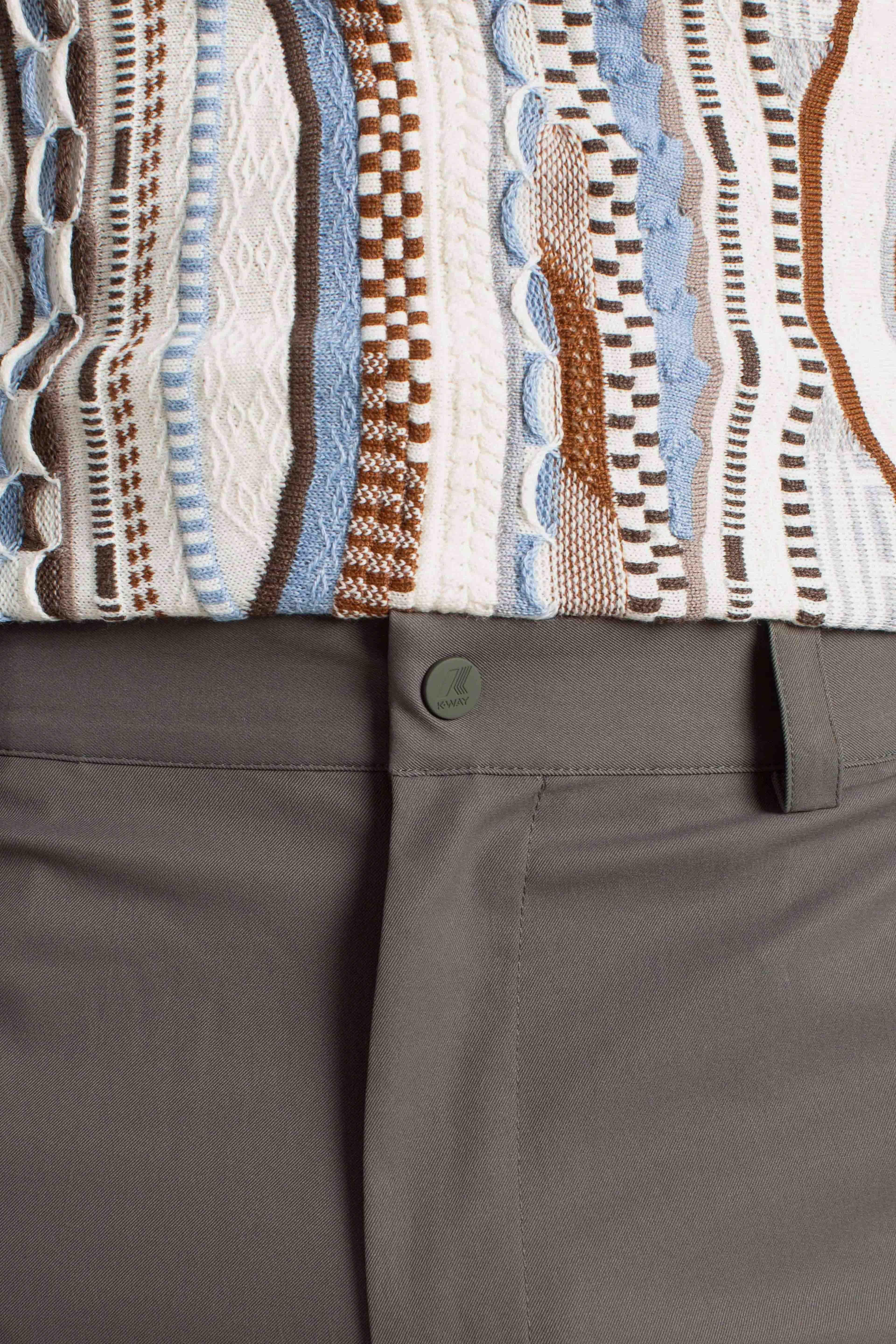 Pantalone Elia Twill Peach green blackish K3123LWWMR K-WAY