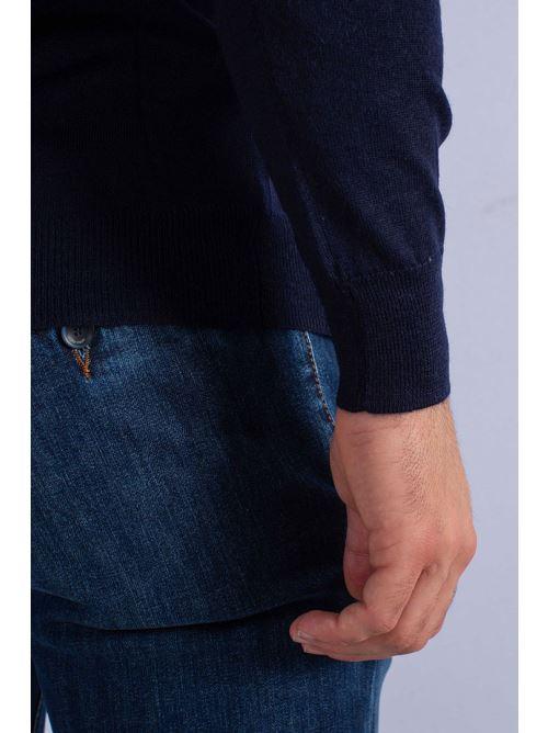 Maglia girocollo lana lavabile Slim-Fit blue 710946143001 POLO RALPH LAUREN