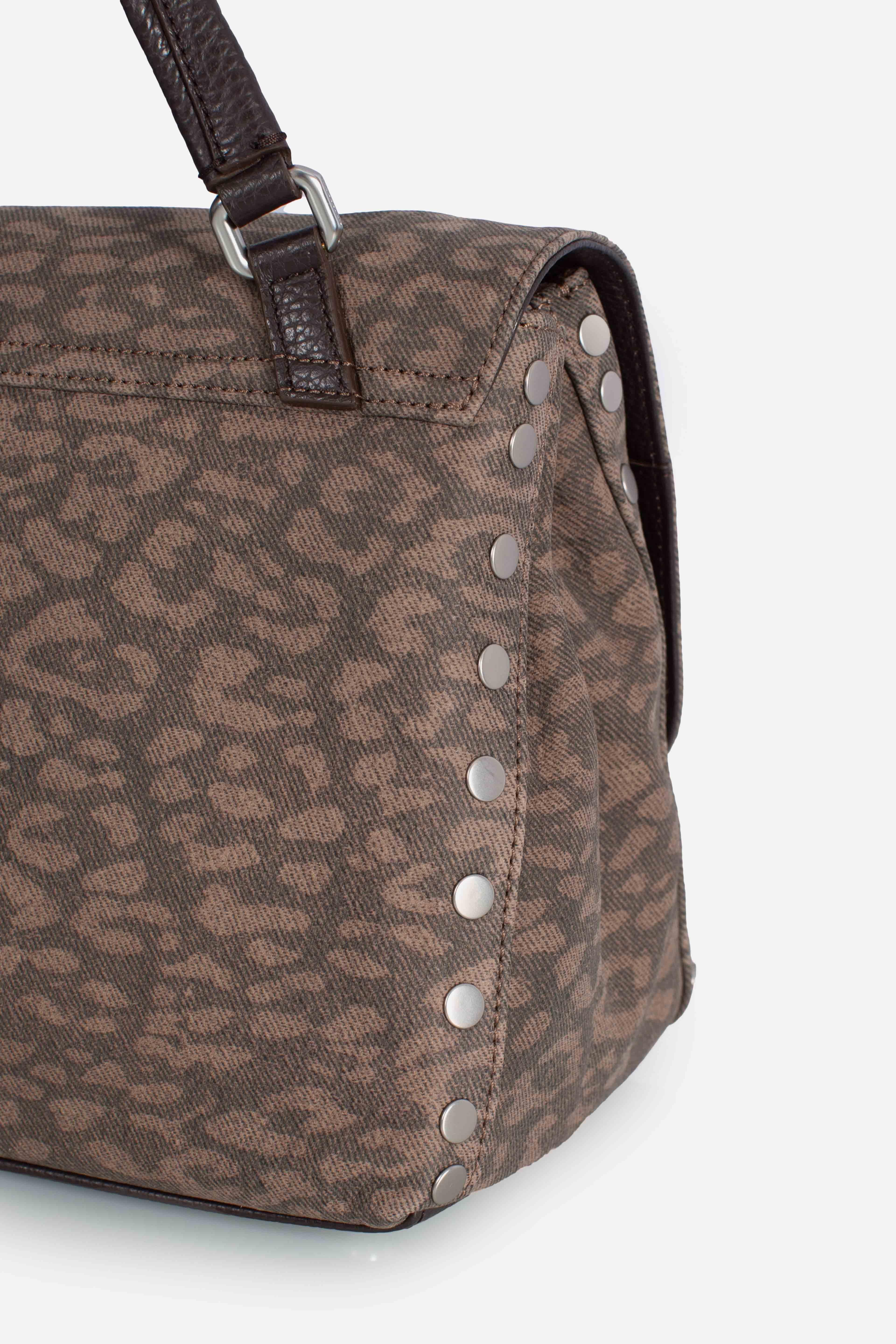 Borsa Postina S Heritage Leopard Marrone 0680102110000SZ0237 ZANELLATO