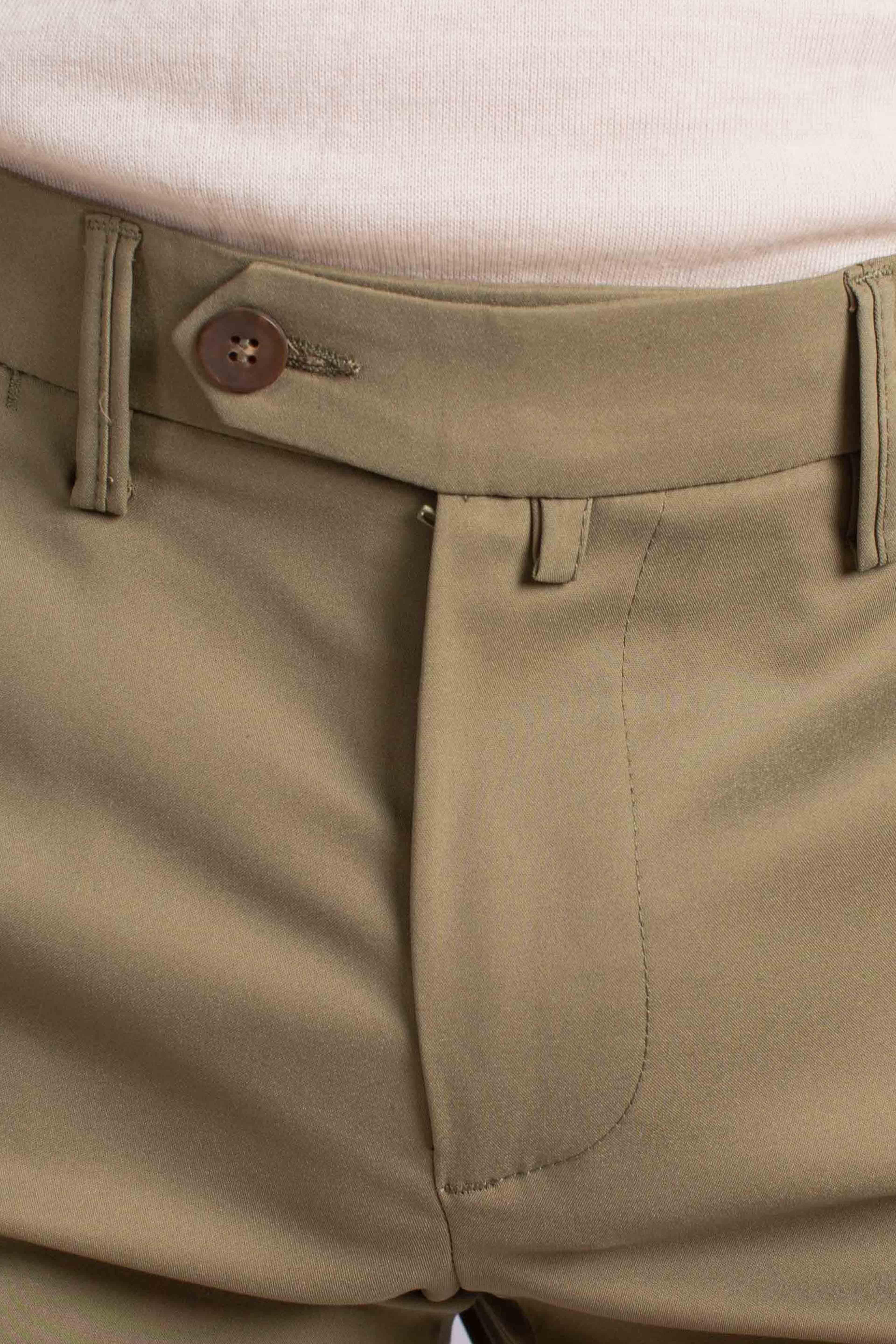 Pantalone in tessuto tecnico verde NAPOLI126033147 ERNYS