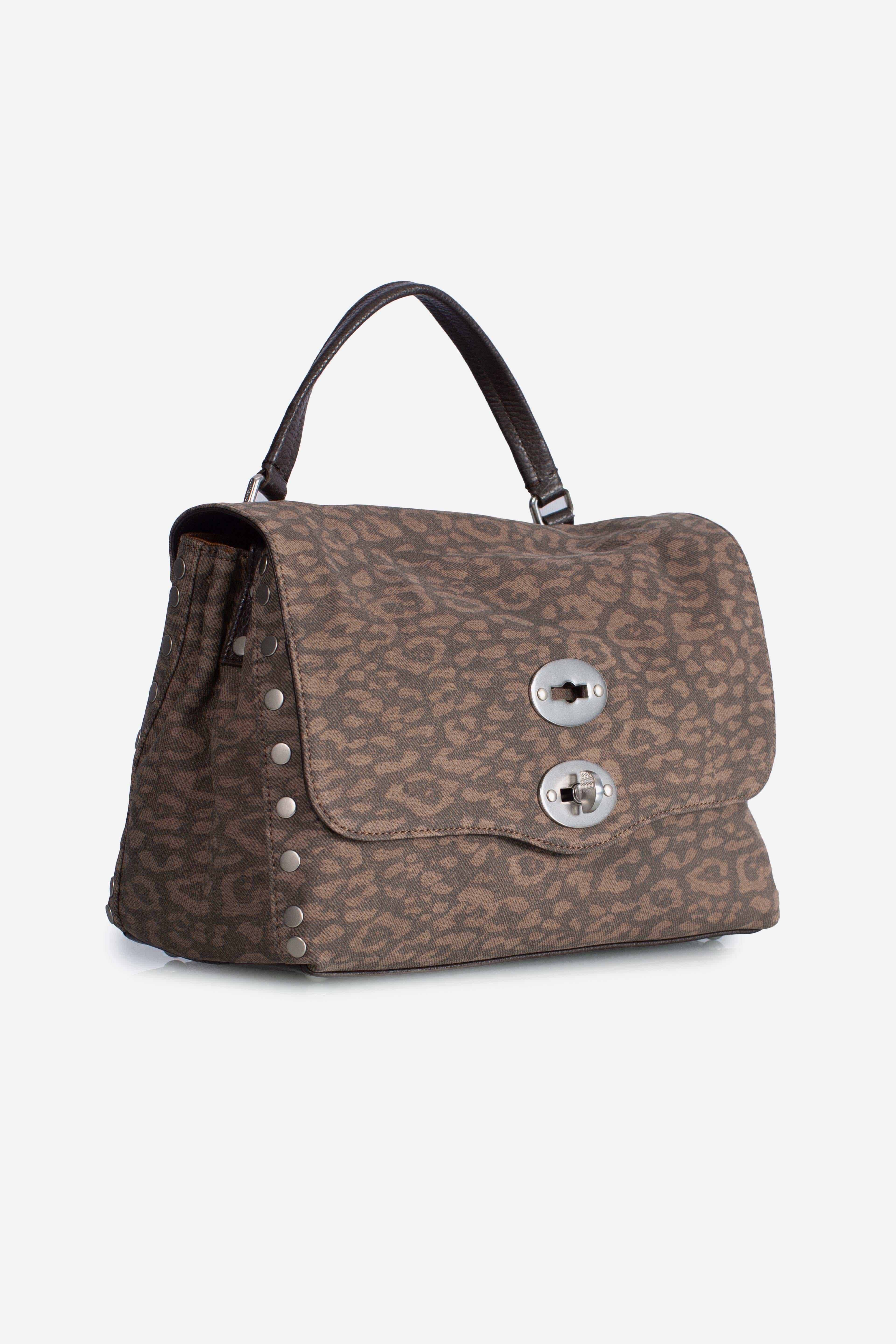 Borsa Postina S Heritage Leopard Marrone 0680102110000SZ0237 ZANELLATO