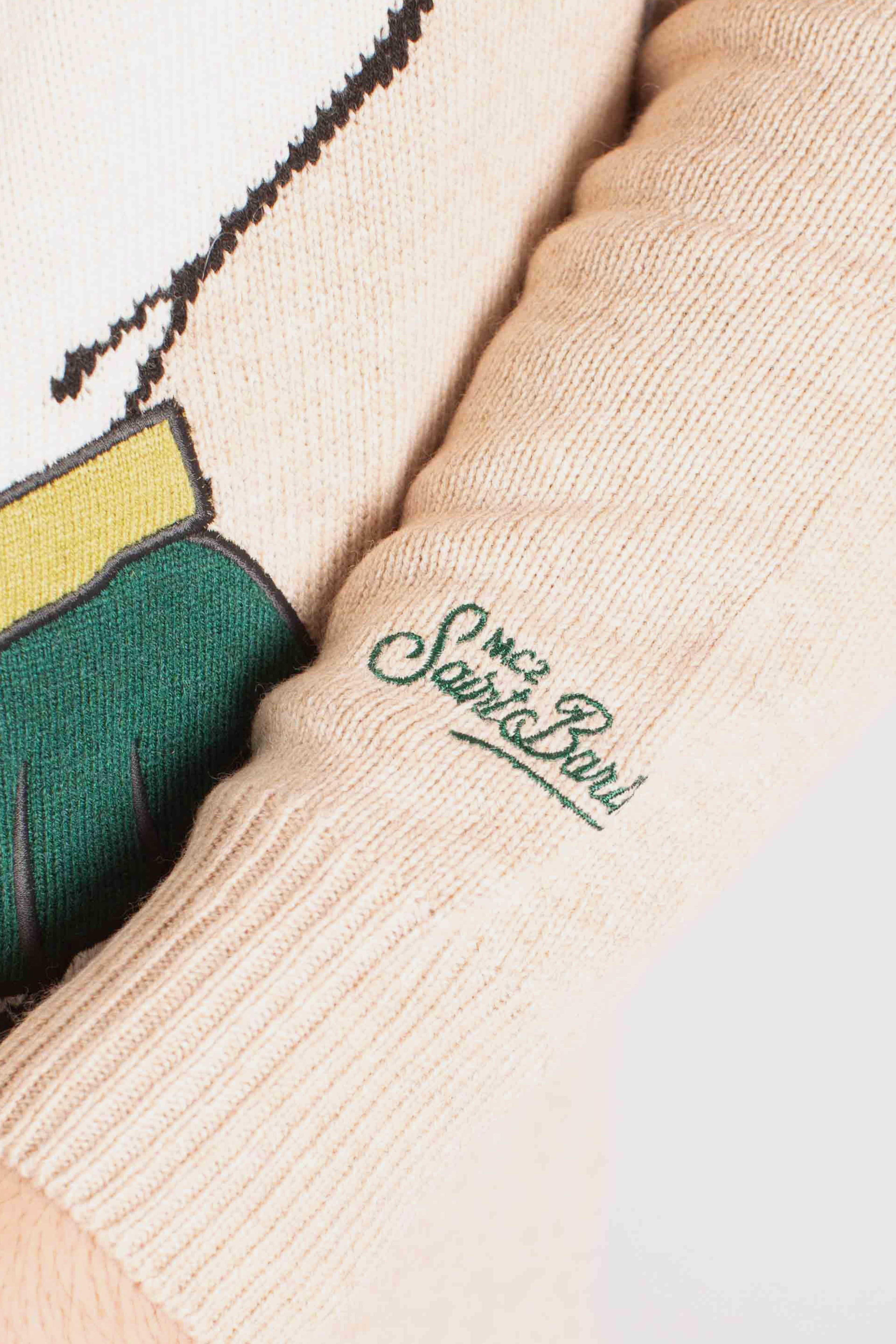 Maglia Uomo "My Golf is Cool" Snoopy Beige HER000100493I MC2 SAINT BARTH