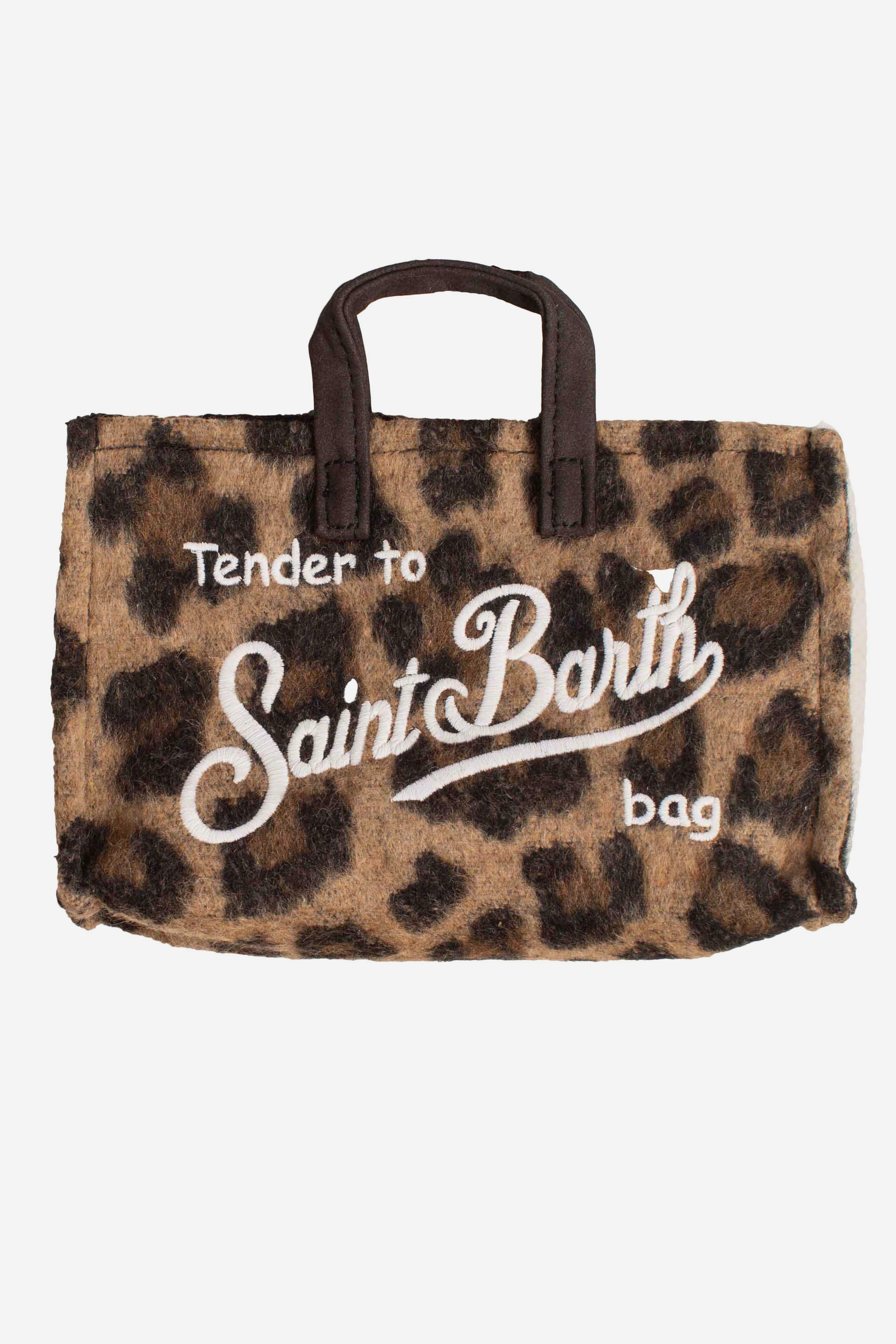 Phone Bag in ecopelliccia leopardata PHONE00601351I MC2 SAINT BARTH