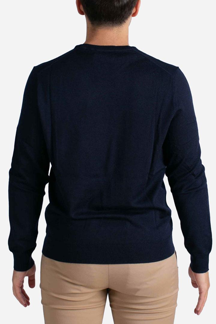 Maglia girocollo lana lavabile Slim-Fit blue 710946143001 POLO RALPH LAUREN