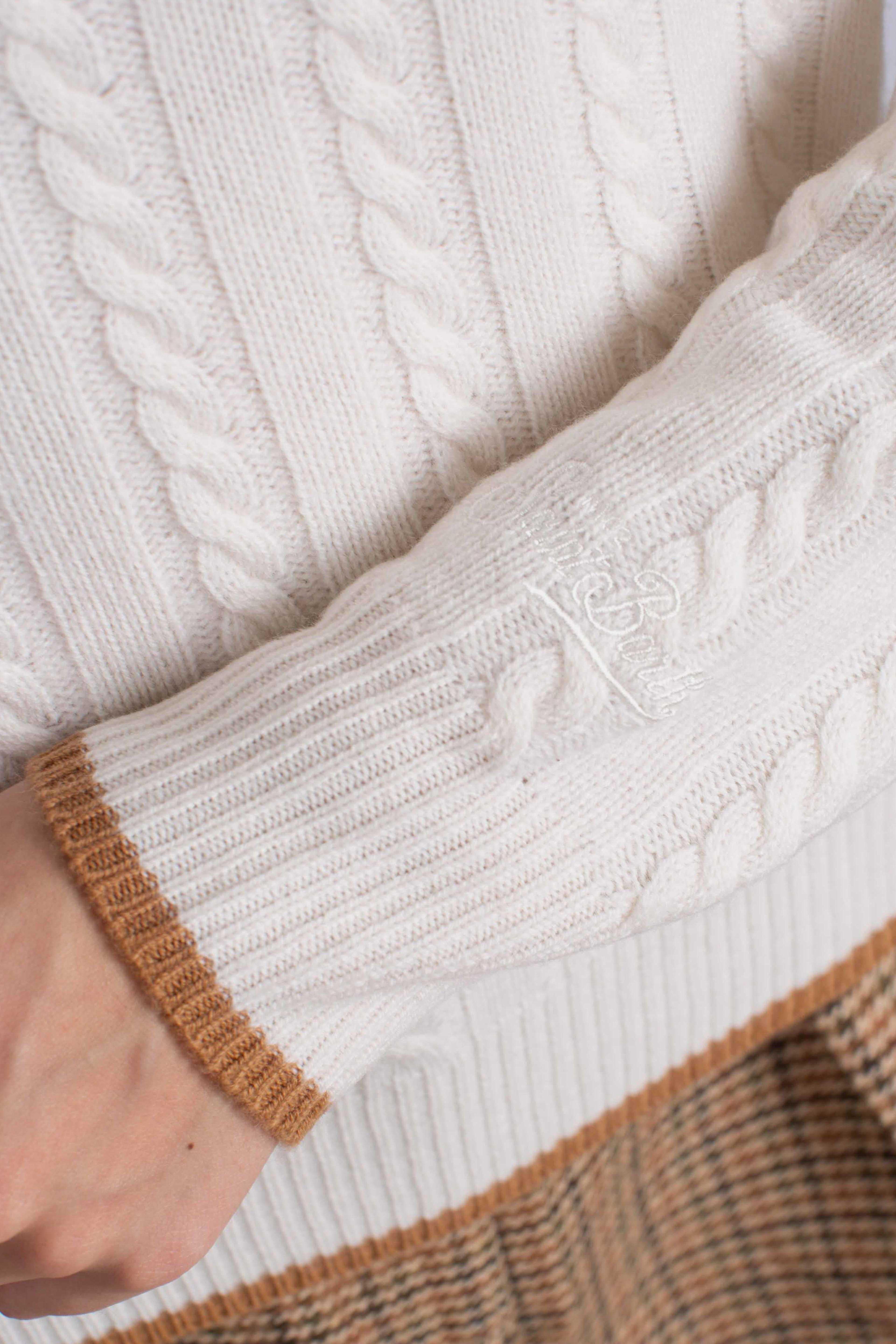 Maglia Donna Treccia con profili a contrasto LRCH00100040I MC2 SAINT BARTH