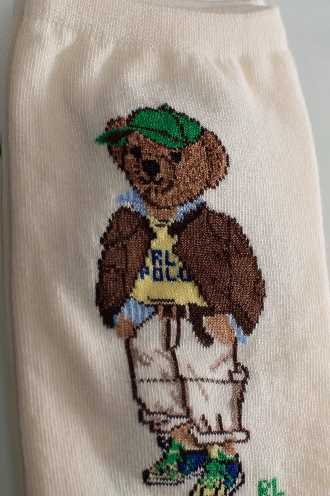 Calze sportive Polo Bear in misto cotone white
