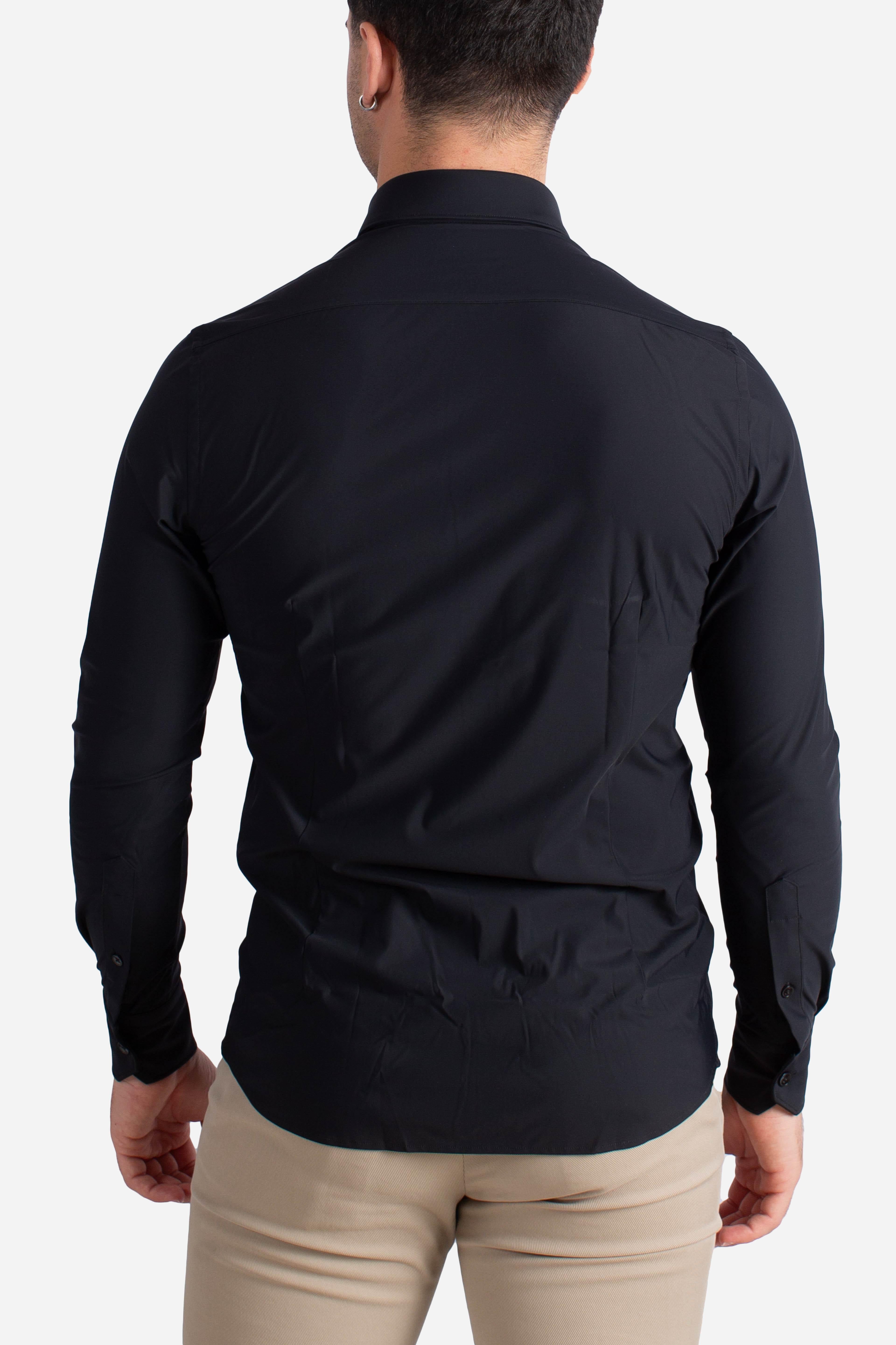 Camicia tecnica navy black AR26WT22CANEU5 900 BLACK ARCHIVIUM