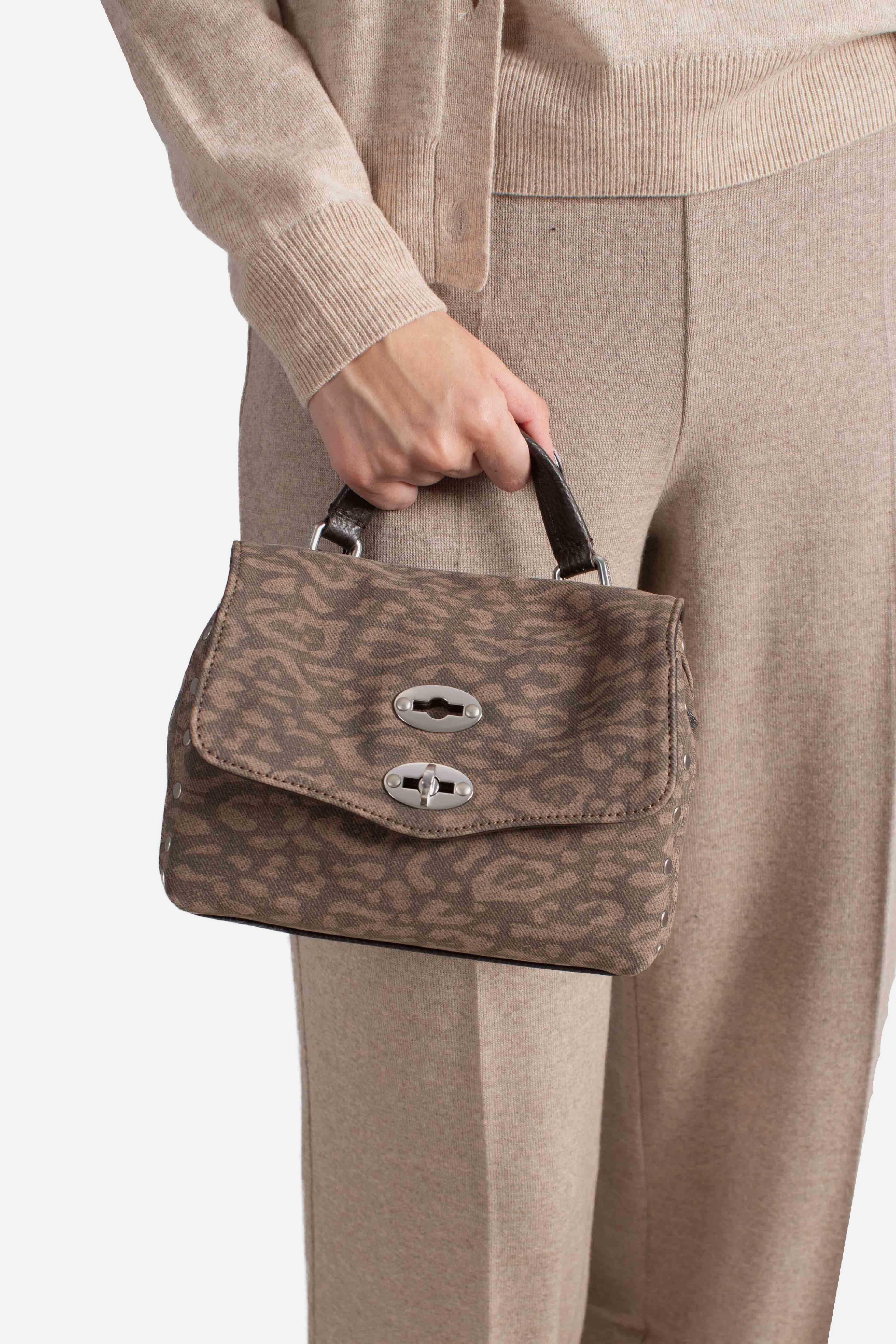 Borsa Postina Baby Heritage Leopard Marrone 0680102110000BZ0237 ZANELLATO