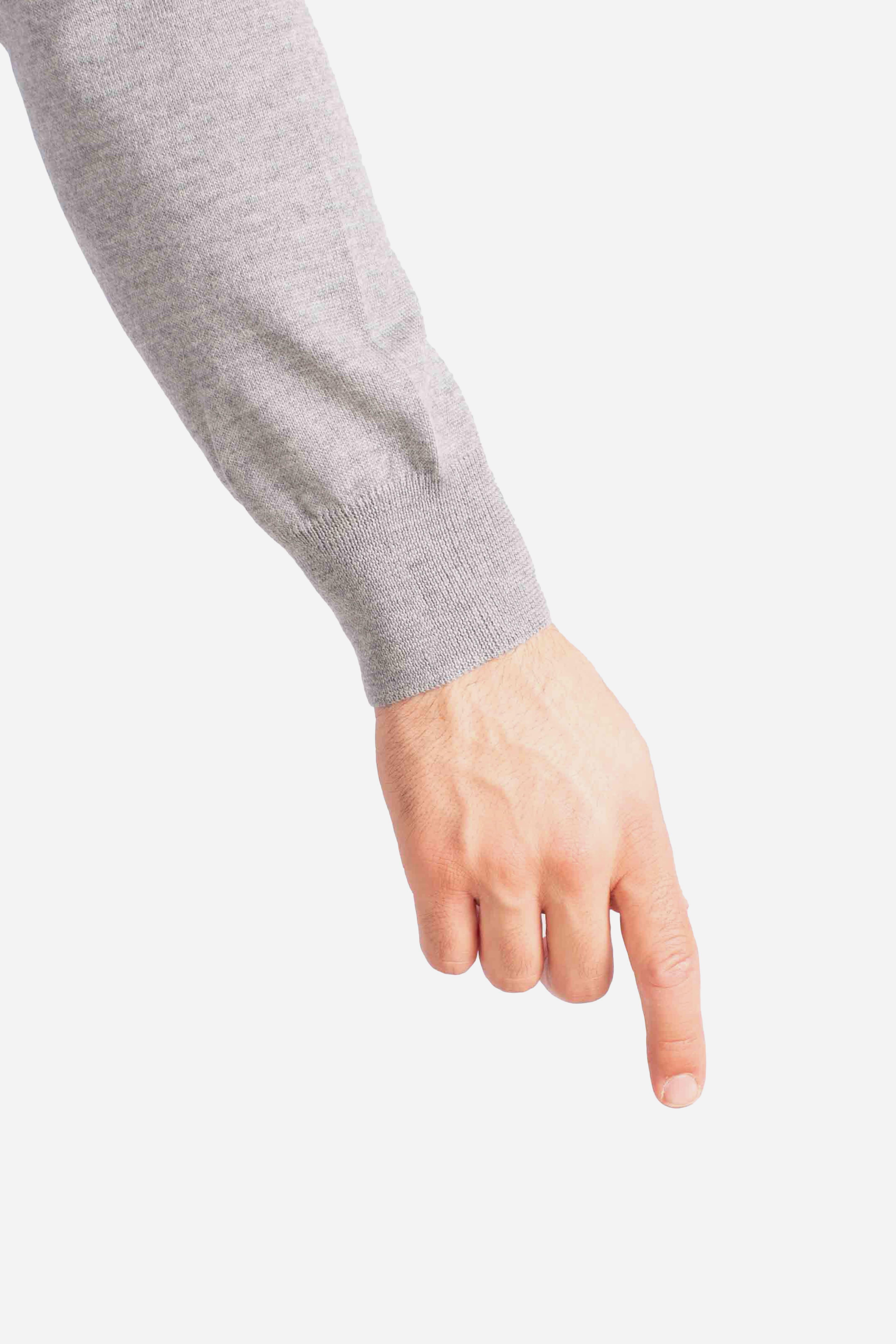 Dolcevita in lana merinos grigio perla 5515714290071 GRAN SASSO