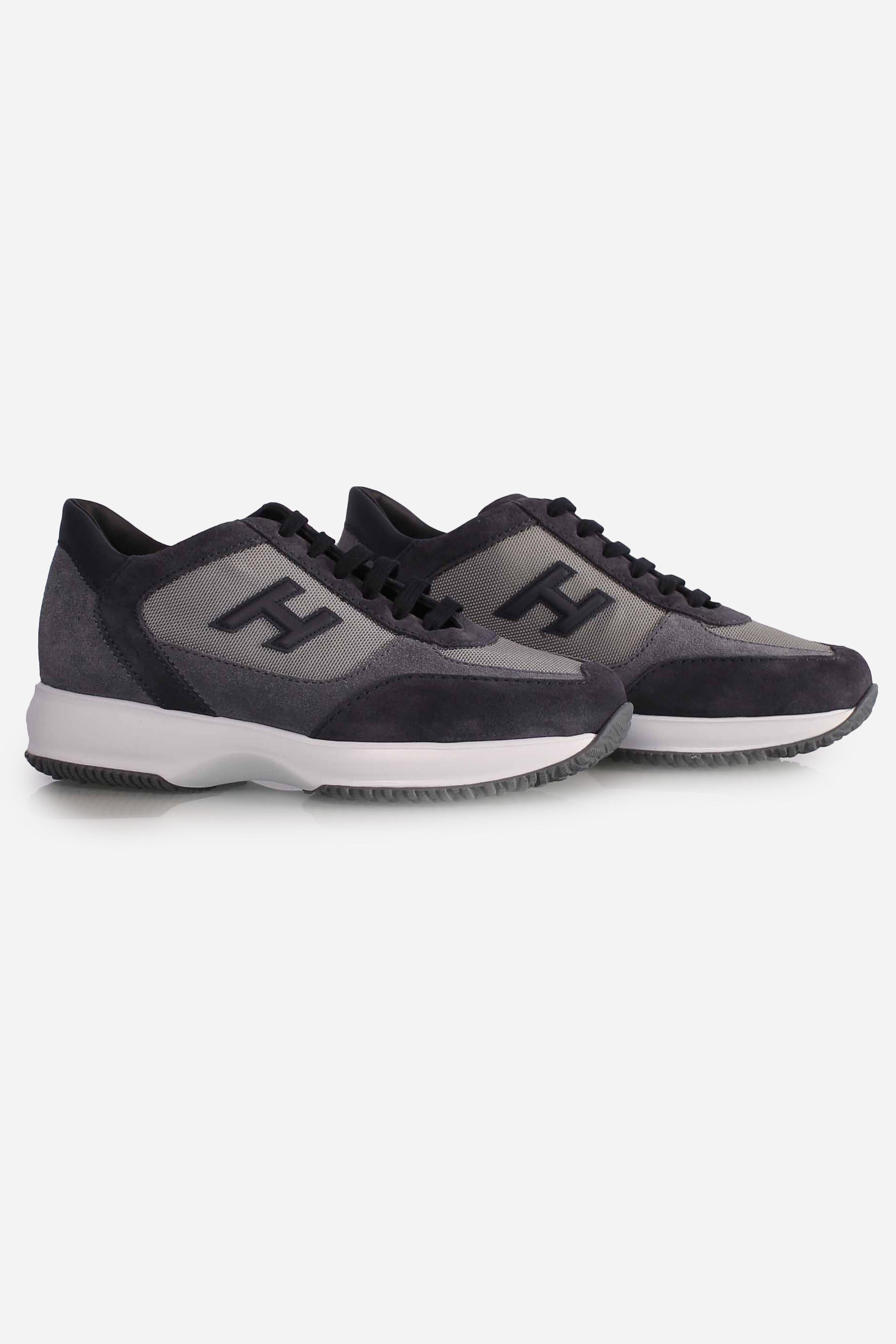 Sneakers Interactive Blu Grigio HXM00N0I980UGO418W HOGAN
