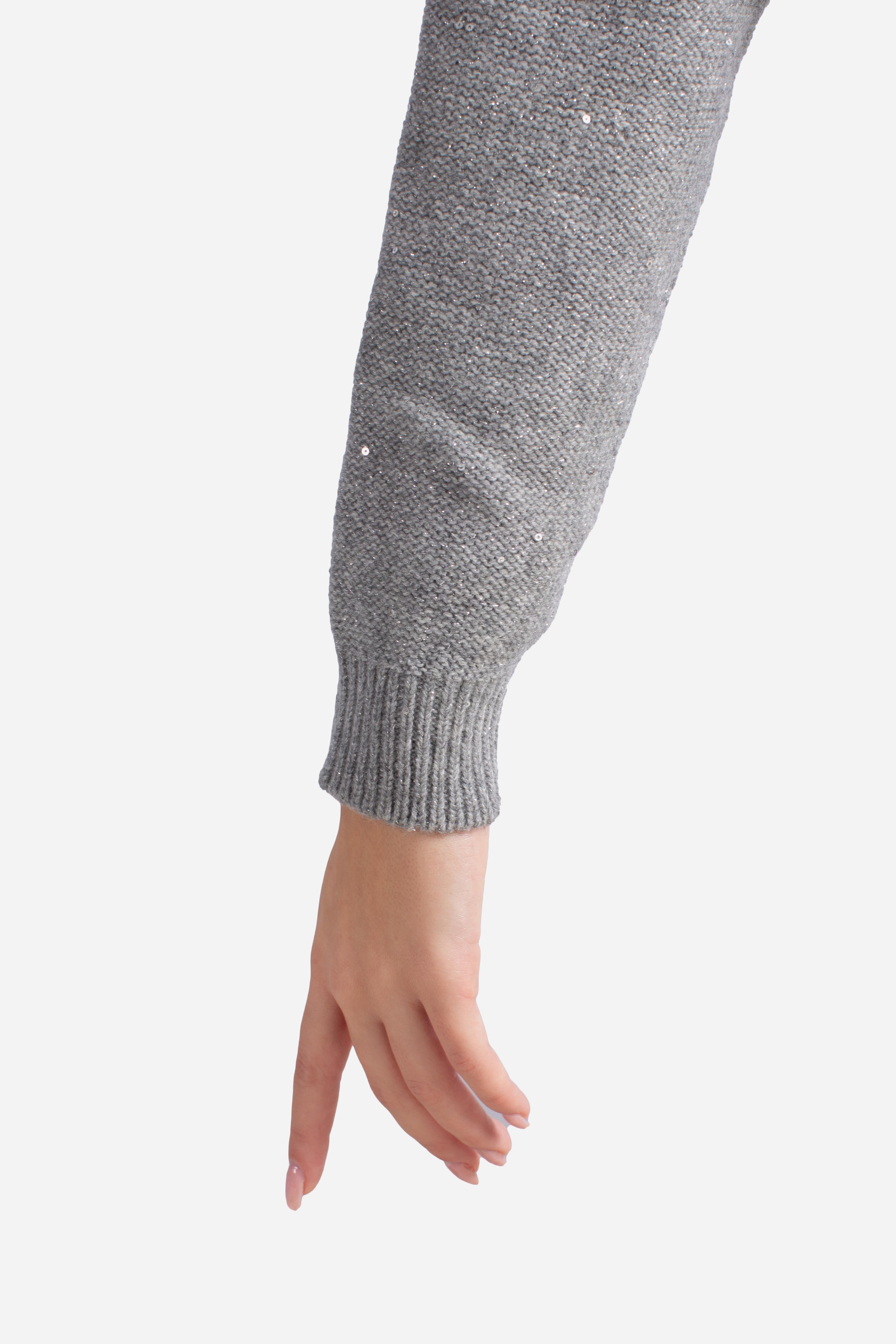 Maglia Donna IN Lurex Grigio 1420433004090 GRAN SASSO
