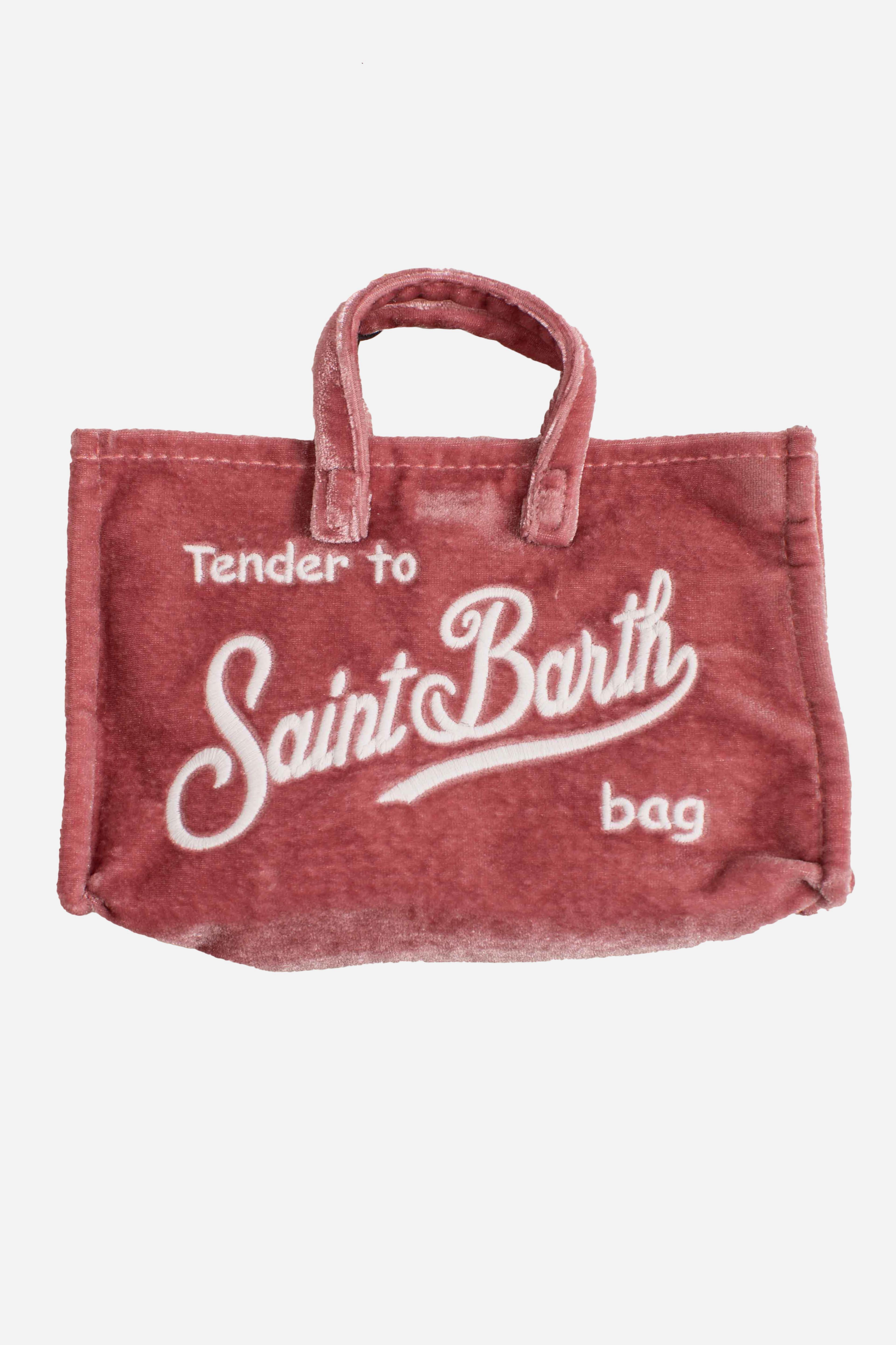 Phone Bag in velluto rosa PHONE00800293I MC2 SAINT BARTH