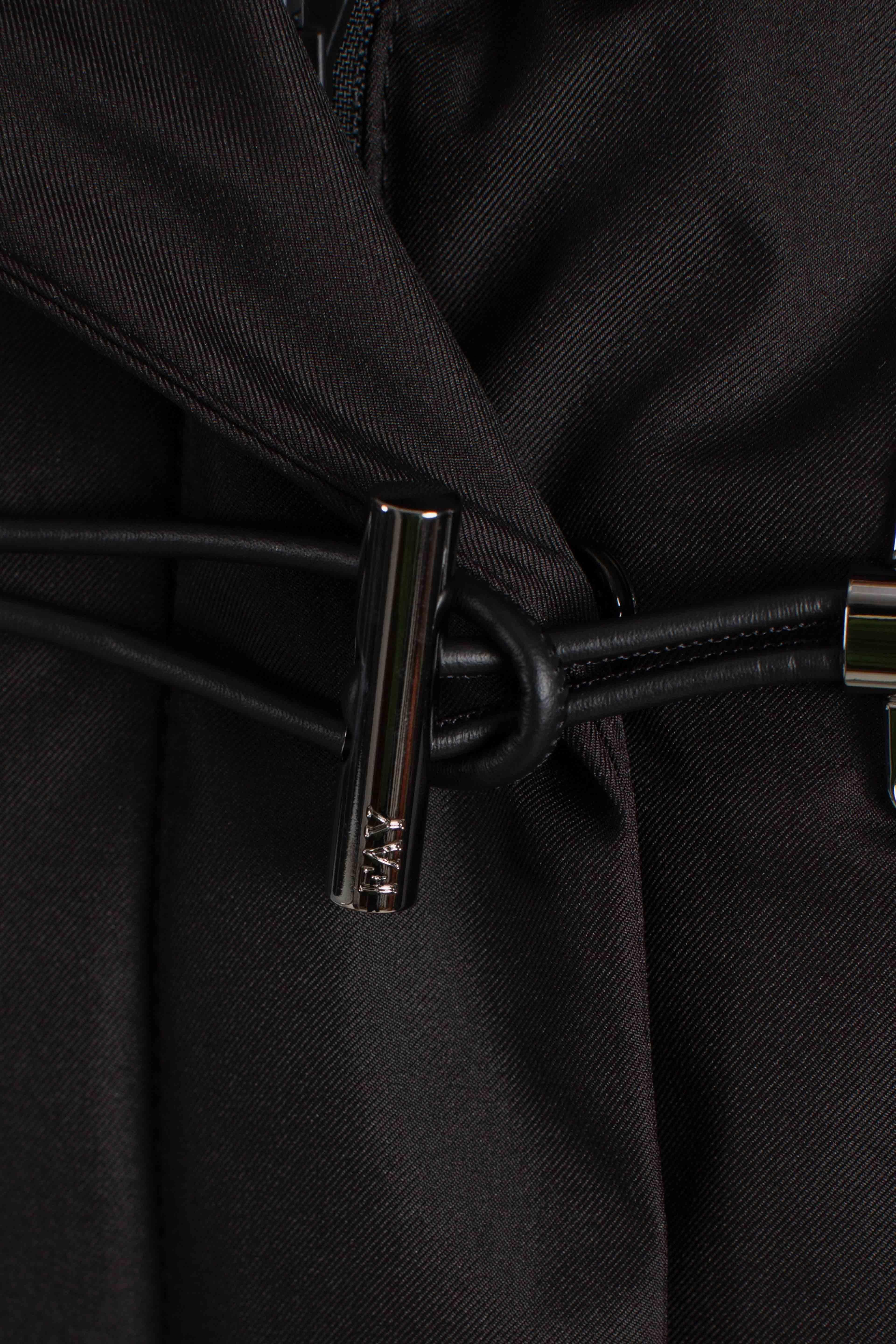 Toggle Coat in Gabardine Tecnico nero NAW59513830ZXEB999 FAY