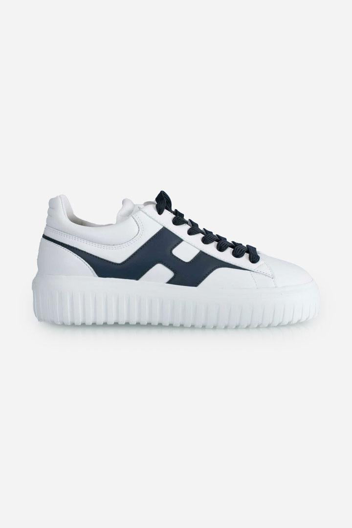 Sneakers Hogan H-Stripes Bianco Blu HXM6450FE91QZB11G1 HOGAN