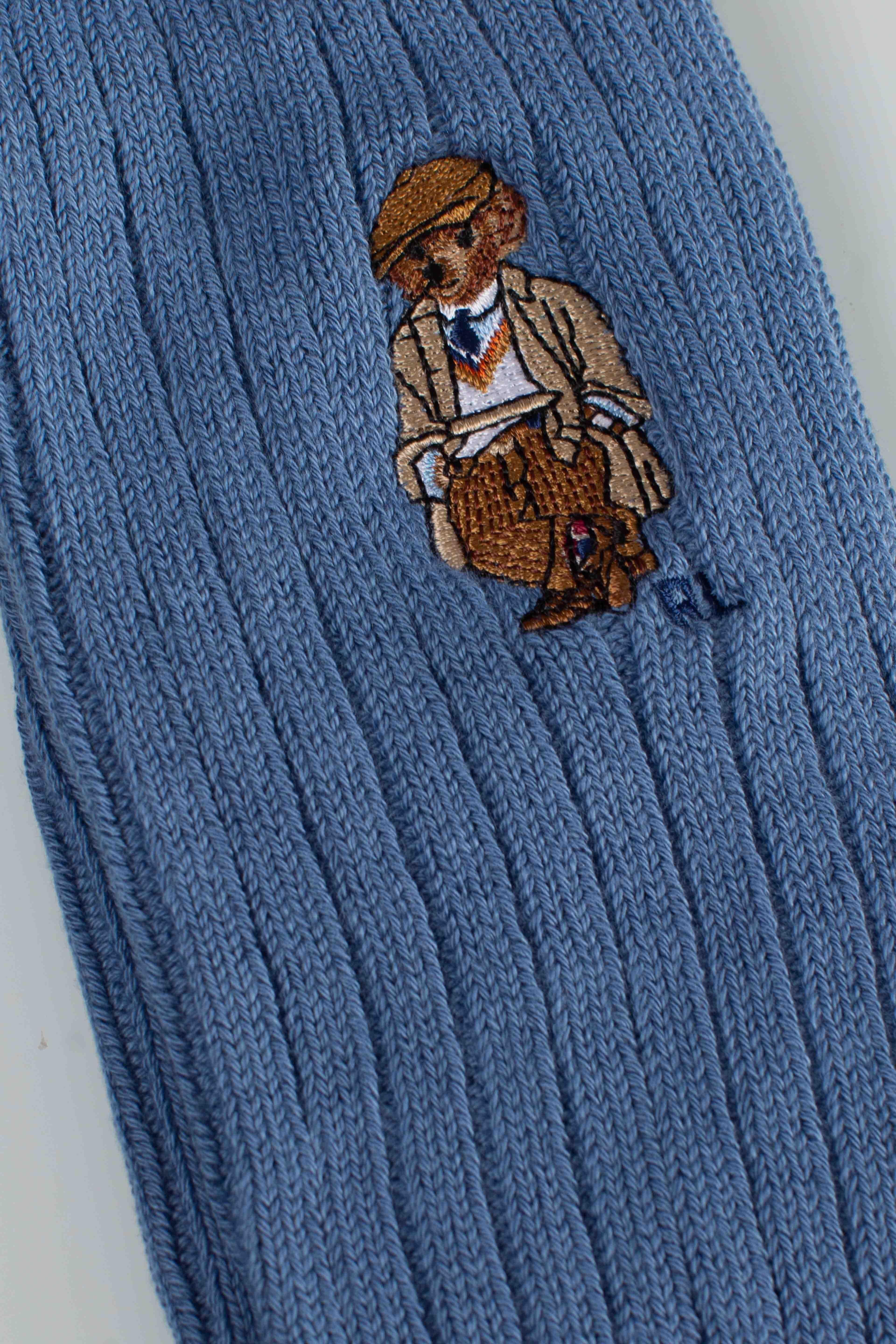 Set regalo 3 paia di calze Polo Bear blue green wine 449P04718001 POLO RALPH LAUREN