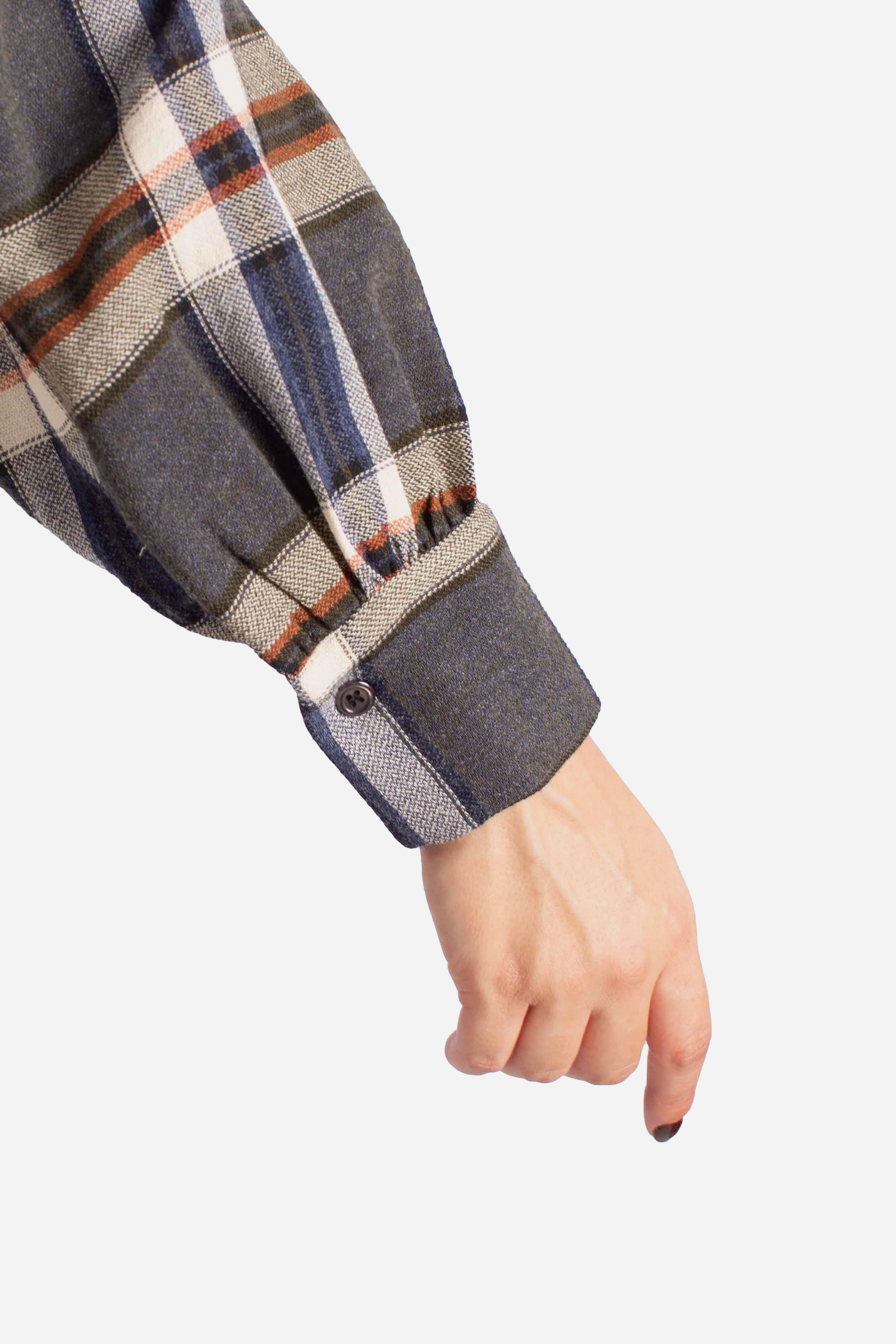 Camicia a quadri con fiocco CFALYBGUA1998 DIXIE