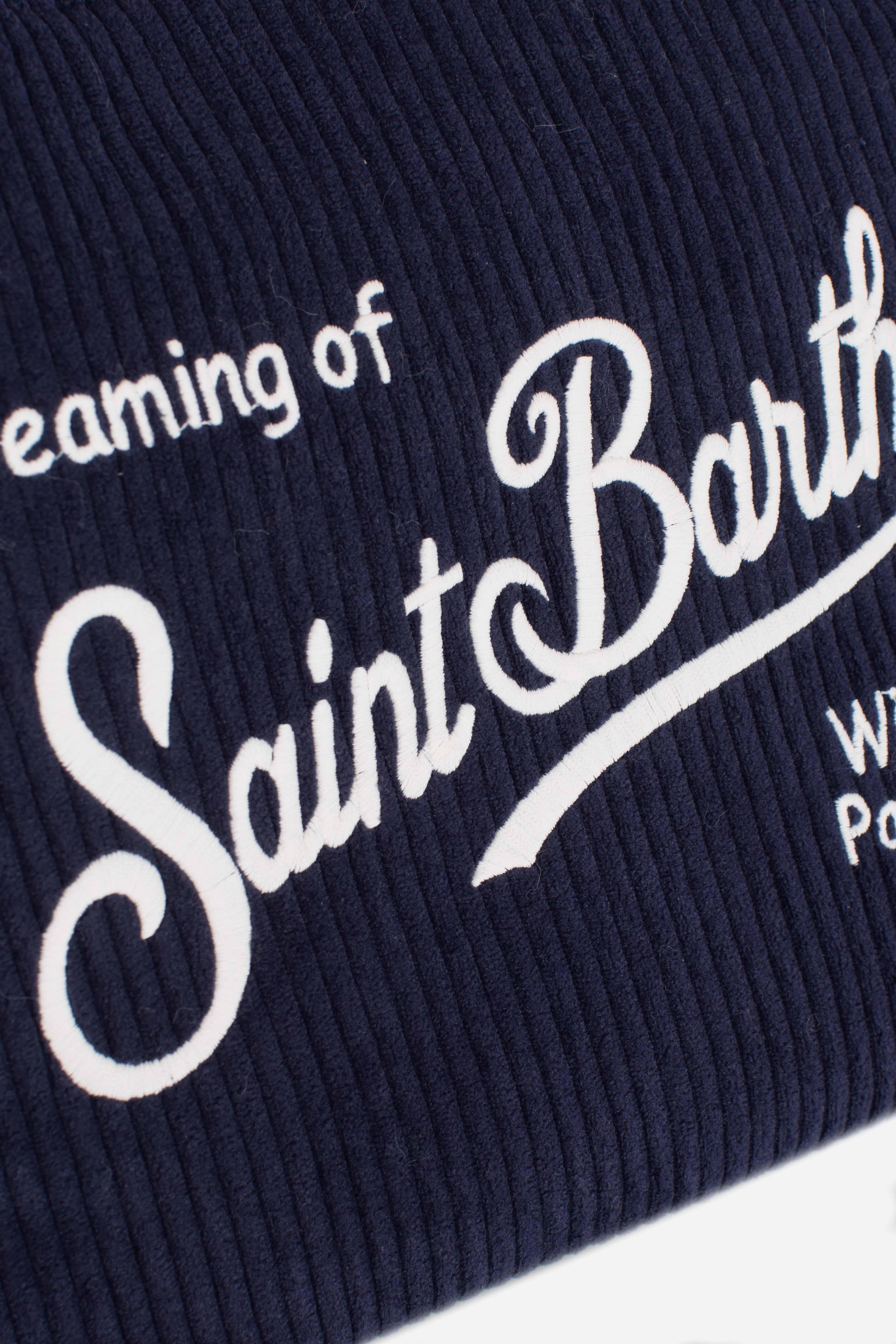 Borsa Dreaming of Saint Barth Winter Paradise Blu Navy COL004000164I MC2 SAINT BARTH