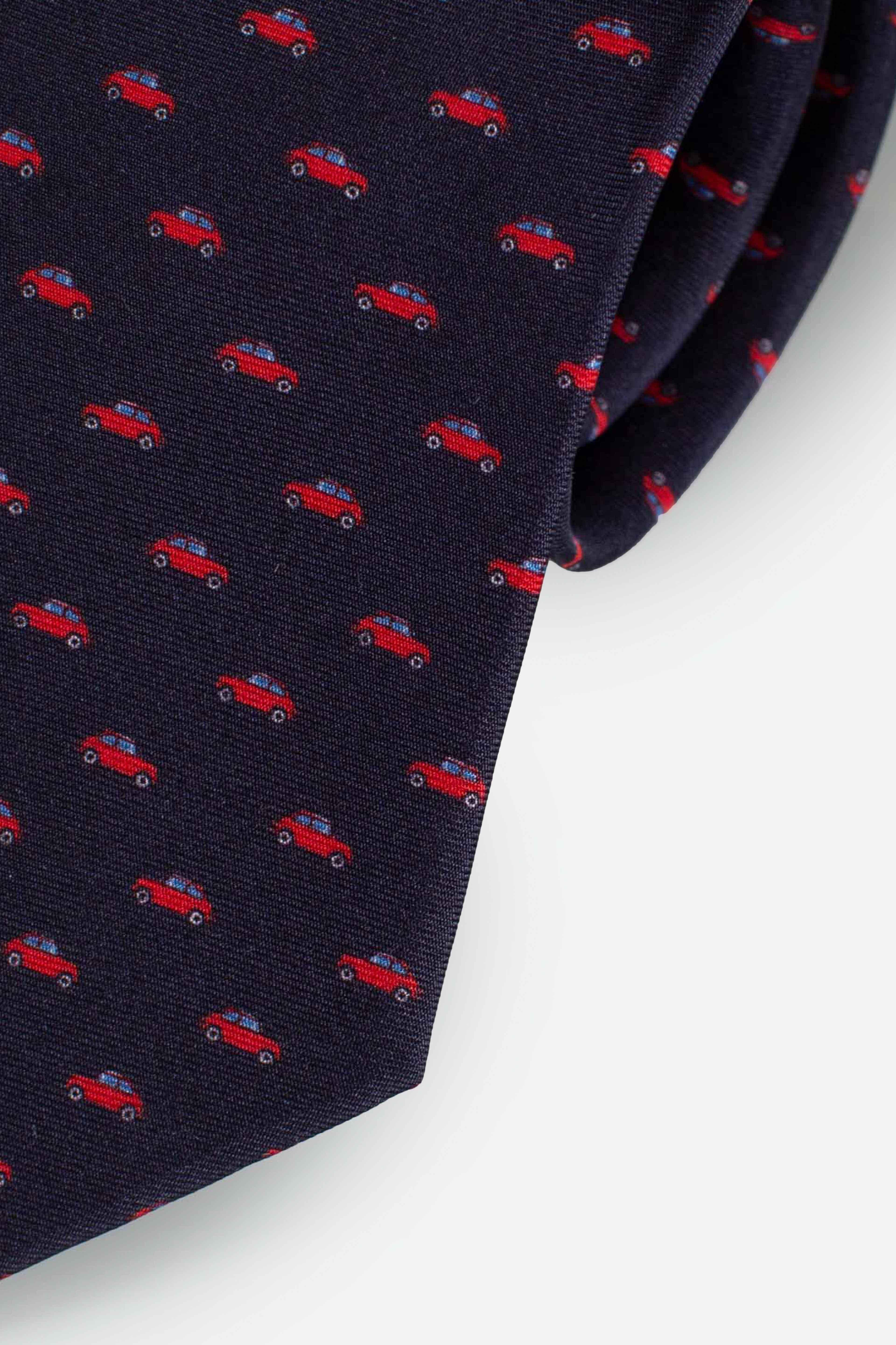 Cravatta in seta 500 dandy blu CRA5001 FEFE'