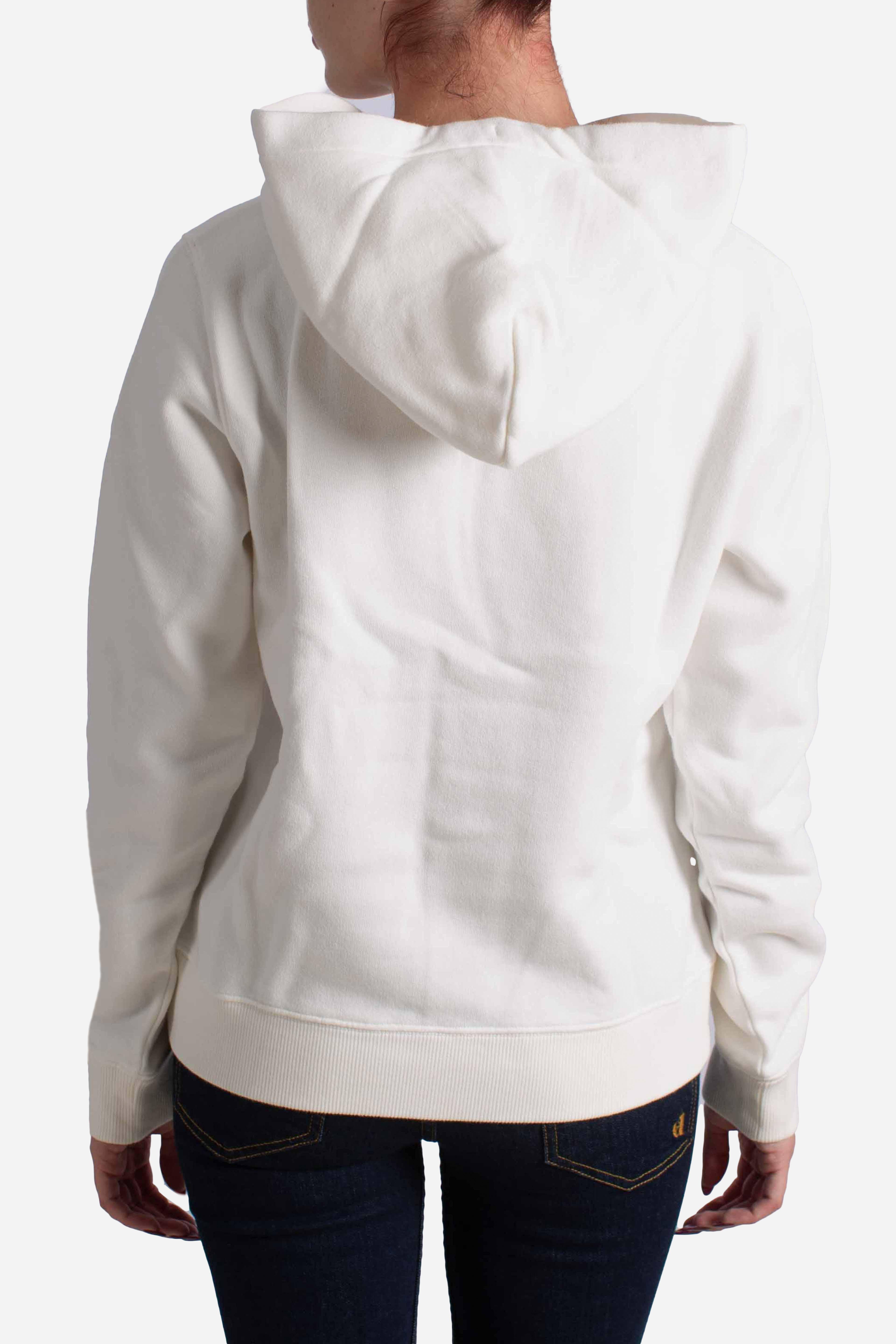 Felpa con Cappuccio white Logo St. Barth VRG000100633I MC2 SAINT BARTH