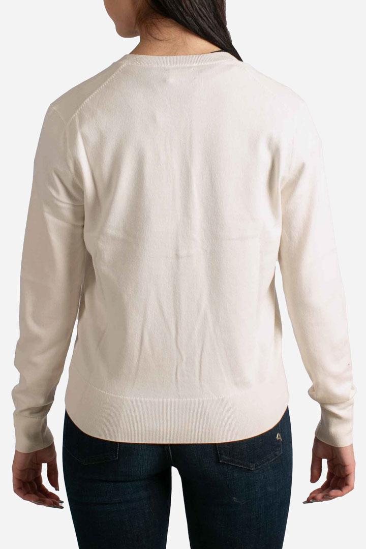 Maglia cardigan in misto cotone cream 211891672001 POLO RALPH LAUREN