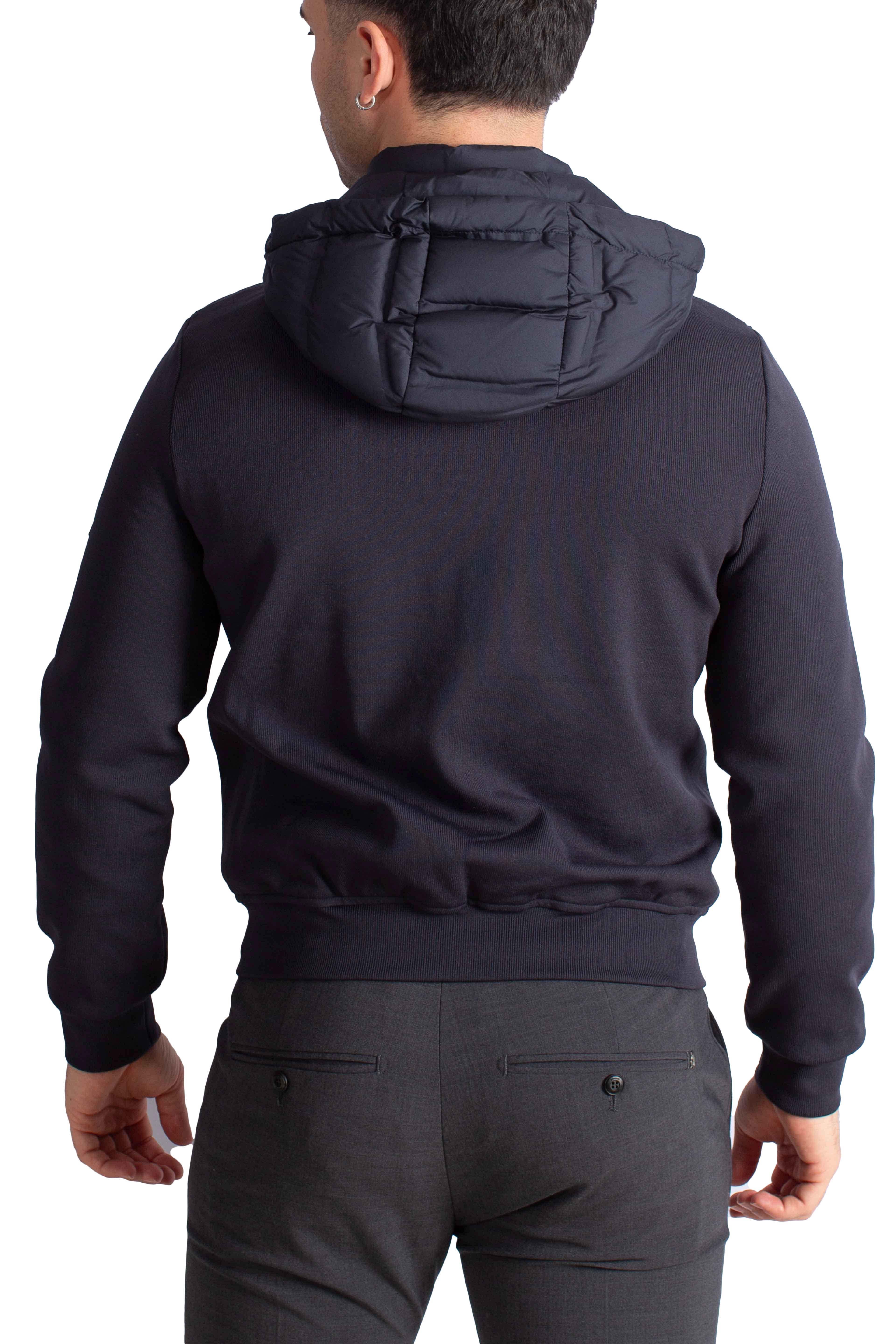 Giubbino Felpa techno sartorialist blu HE9440071BLUE HESKIMO