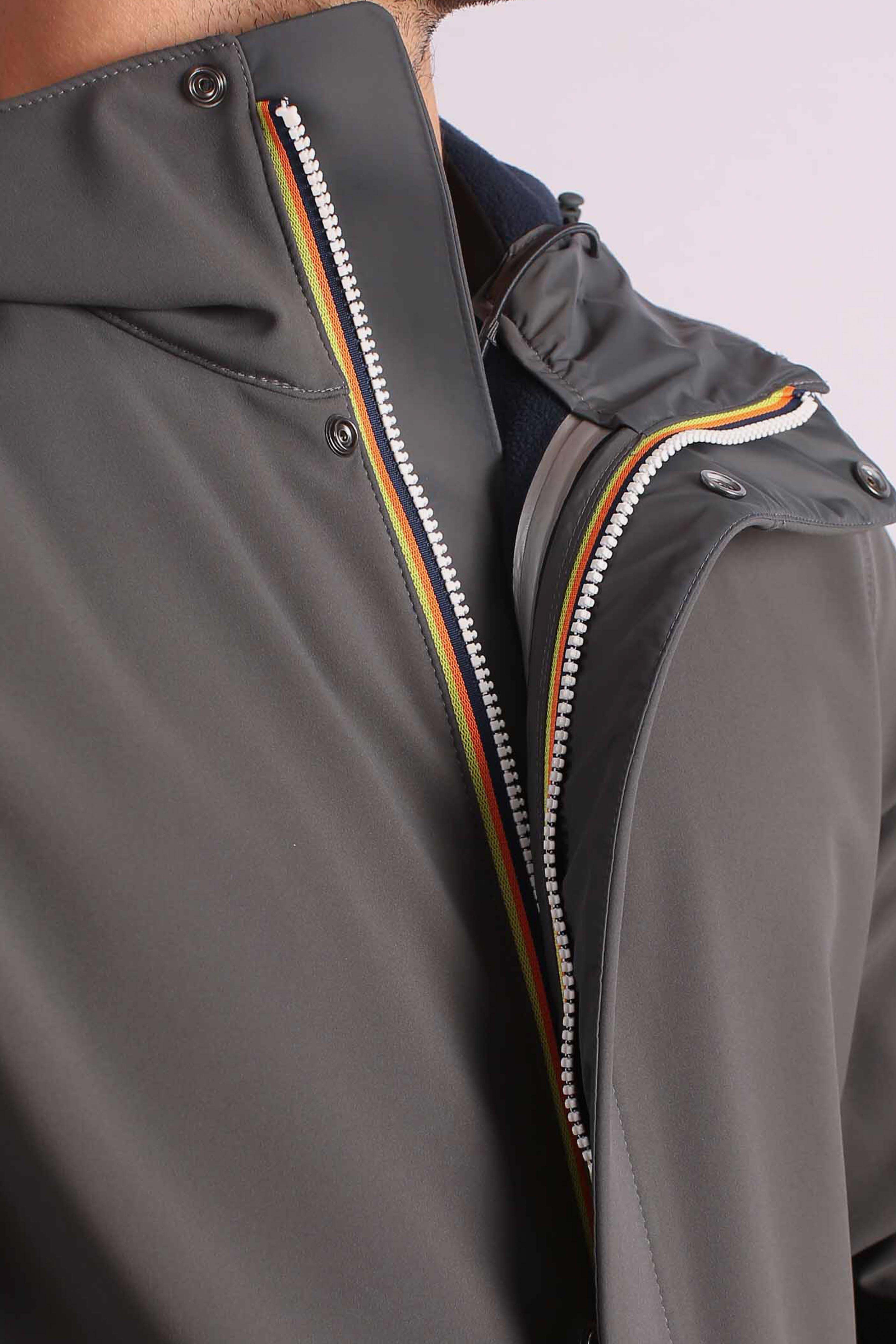 Giacca media Marlyn Bonded Grey shadow dk - blue depth K7126UWBCI K-WAY