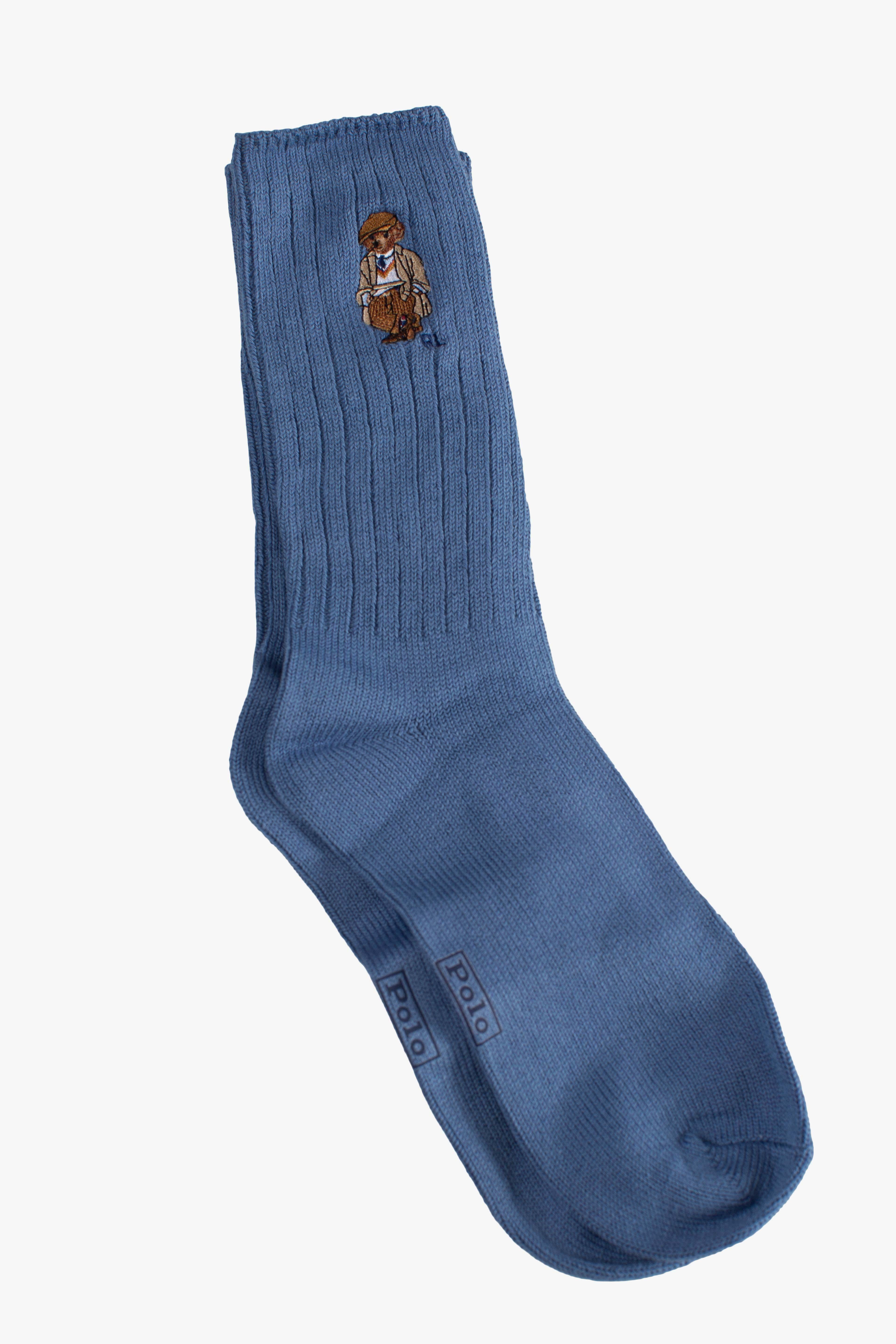 Set regalo 3 paia di calze Polo Bear blue green wine 449P04718001 POLO RALPH LAUREN