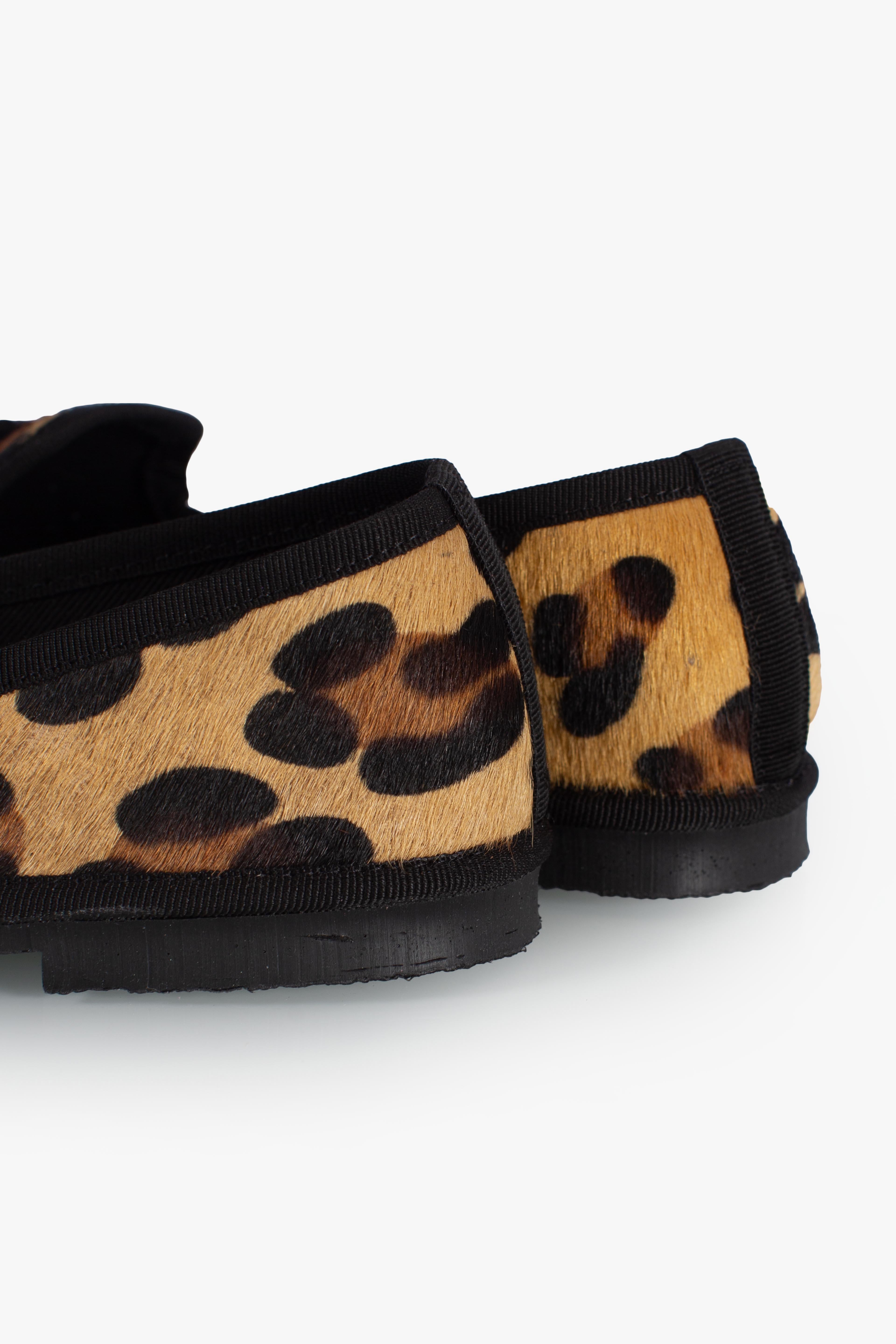 Friulana Norahe in cavallino leopardato con nappine nere PFNSOMALI NORAHE'