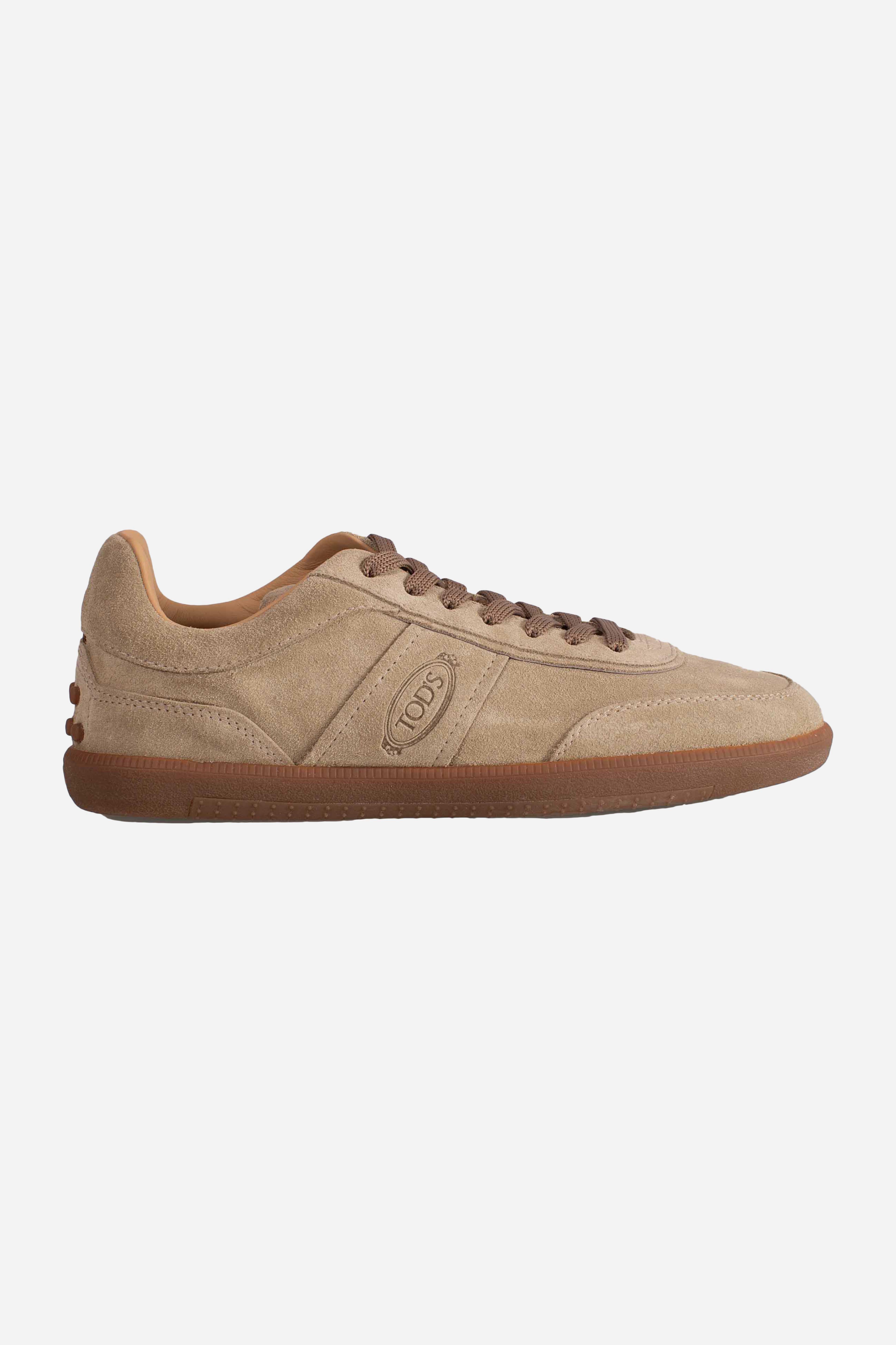 Tabs Sneakers in Pelle Scamosciata beige XXM68C0DP30RE0C405 TOD'S