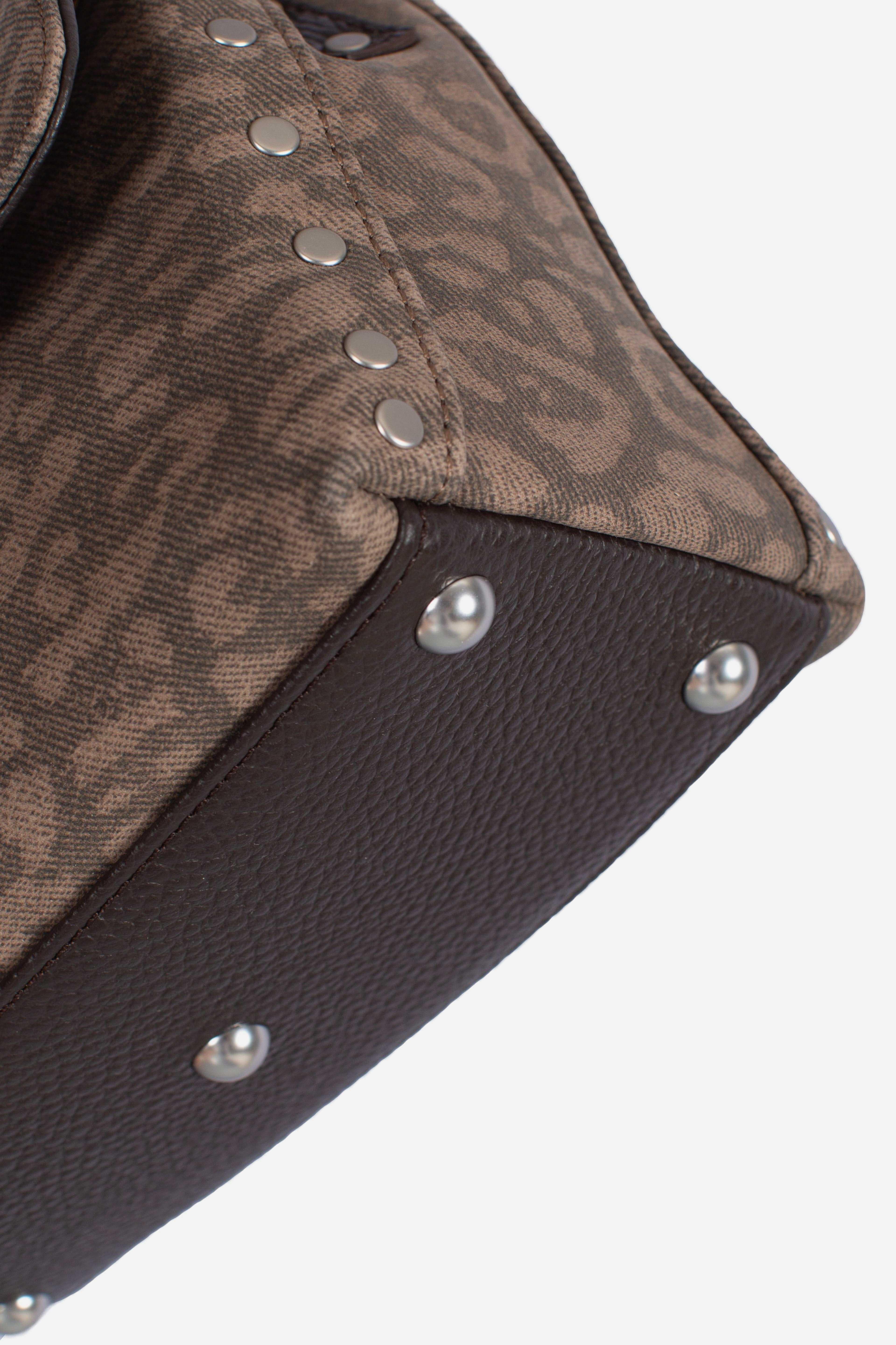 Borsa Postina Baby Heritage Leopard Marrone 0680102110000BZ0237 ZANELLATO