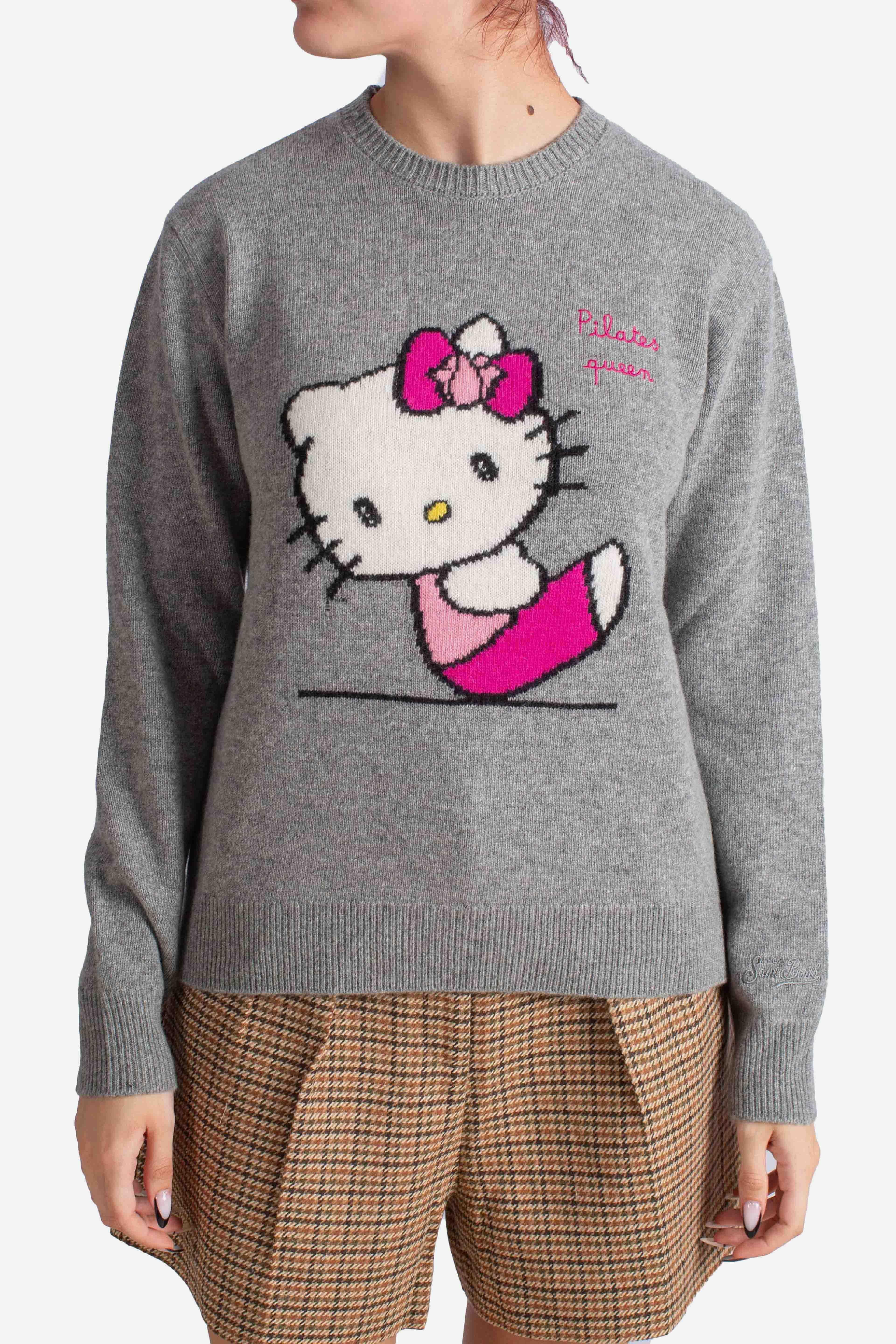 Maglia Donna Hello Kitty "Pilates Queen" QUE001000466I MC2 SAINT BARTH