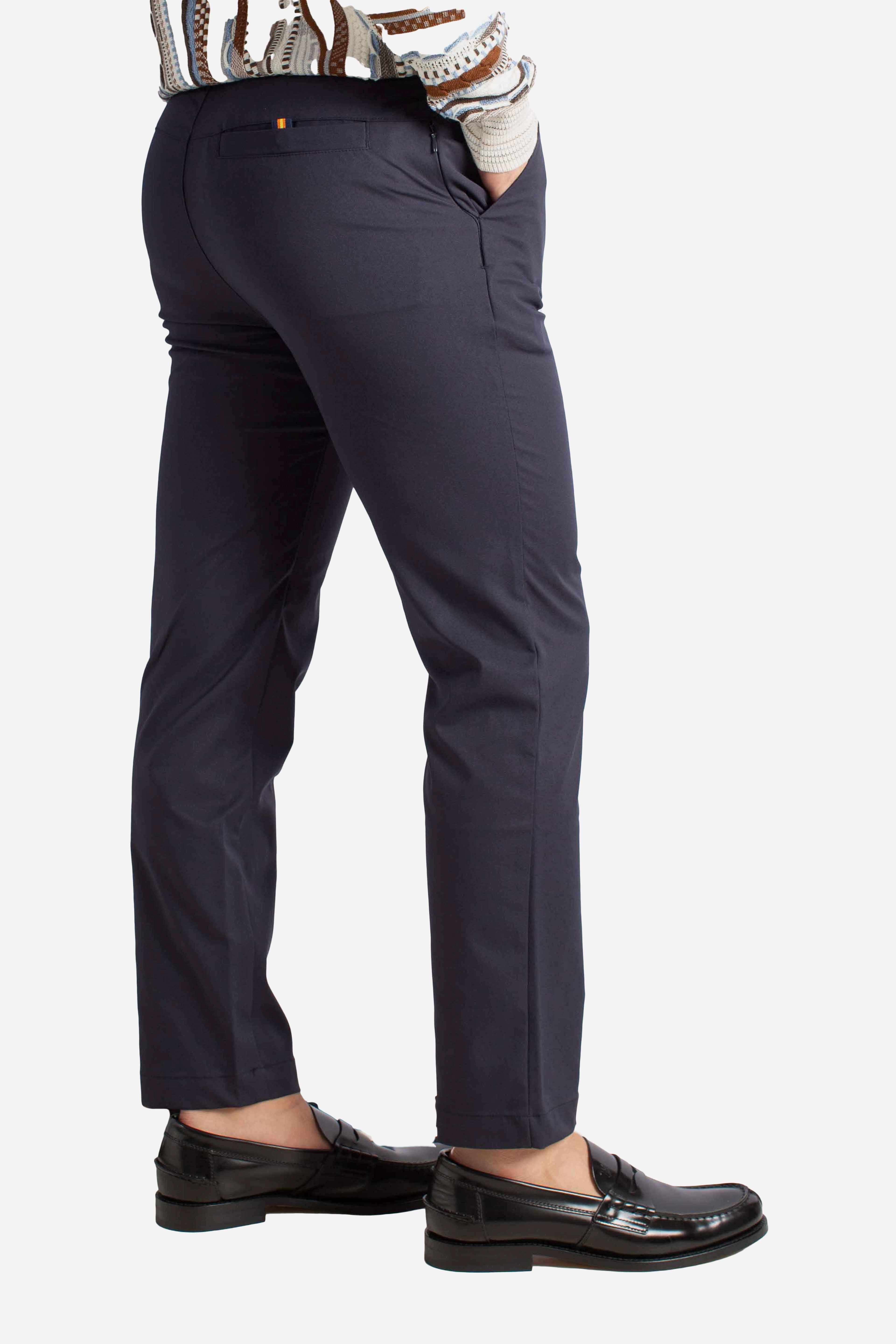 Pantalone Elia Twill Peach blue depth K3123LWK89 K-WAY